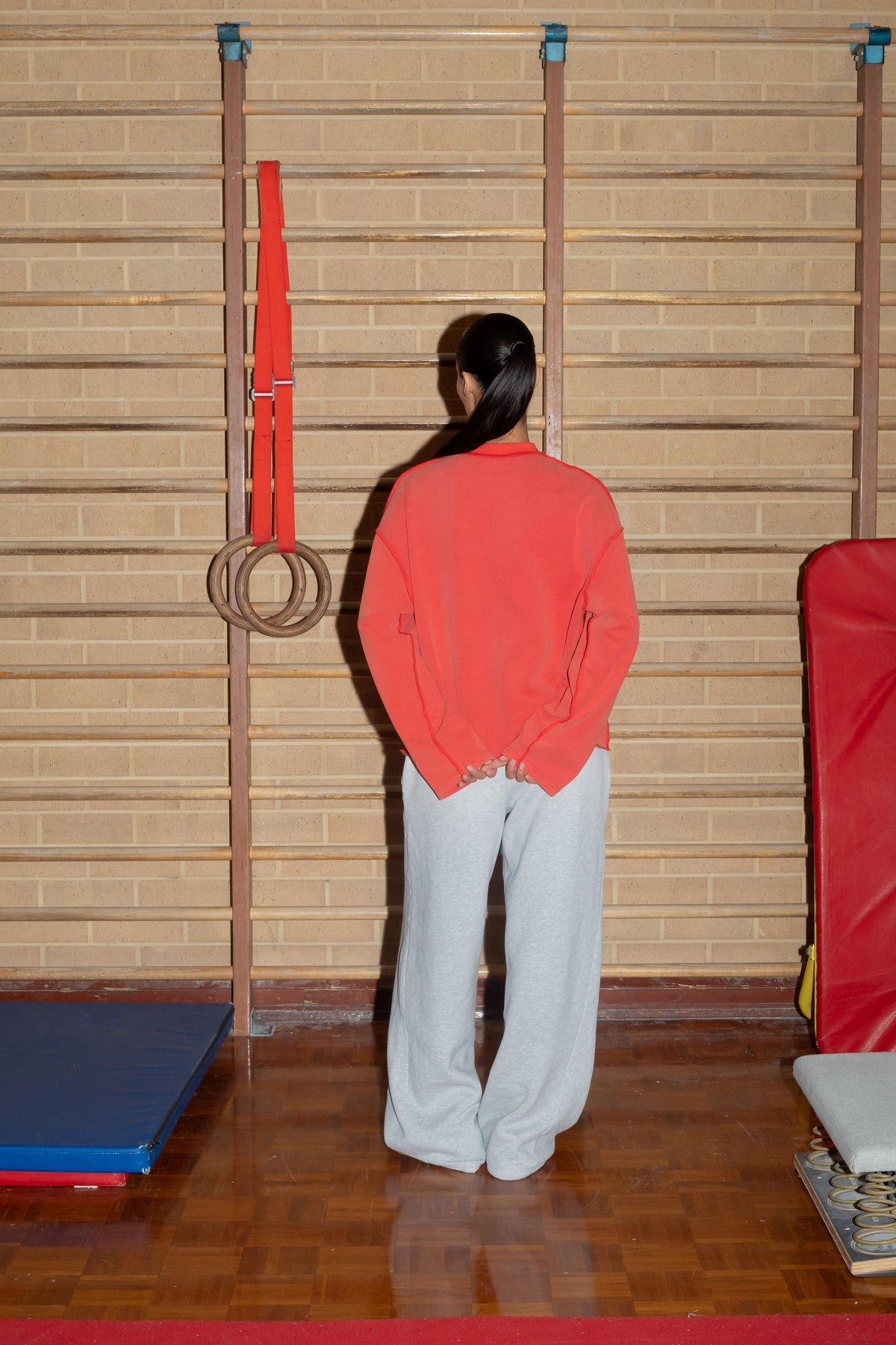 Reverse Long Sleeve - Washed Red