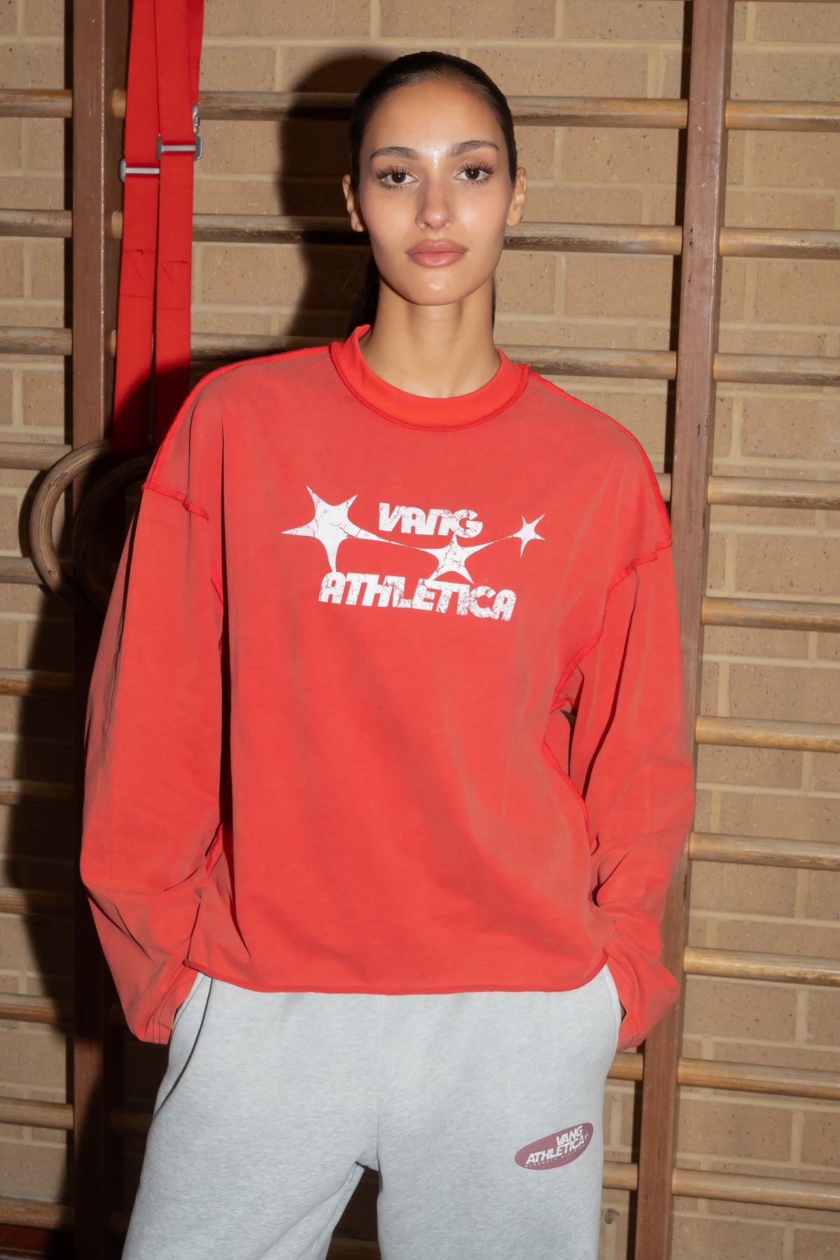 Reverse Long Sleeve - Washed Red