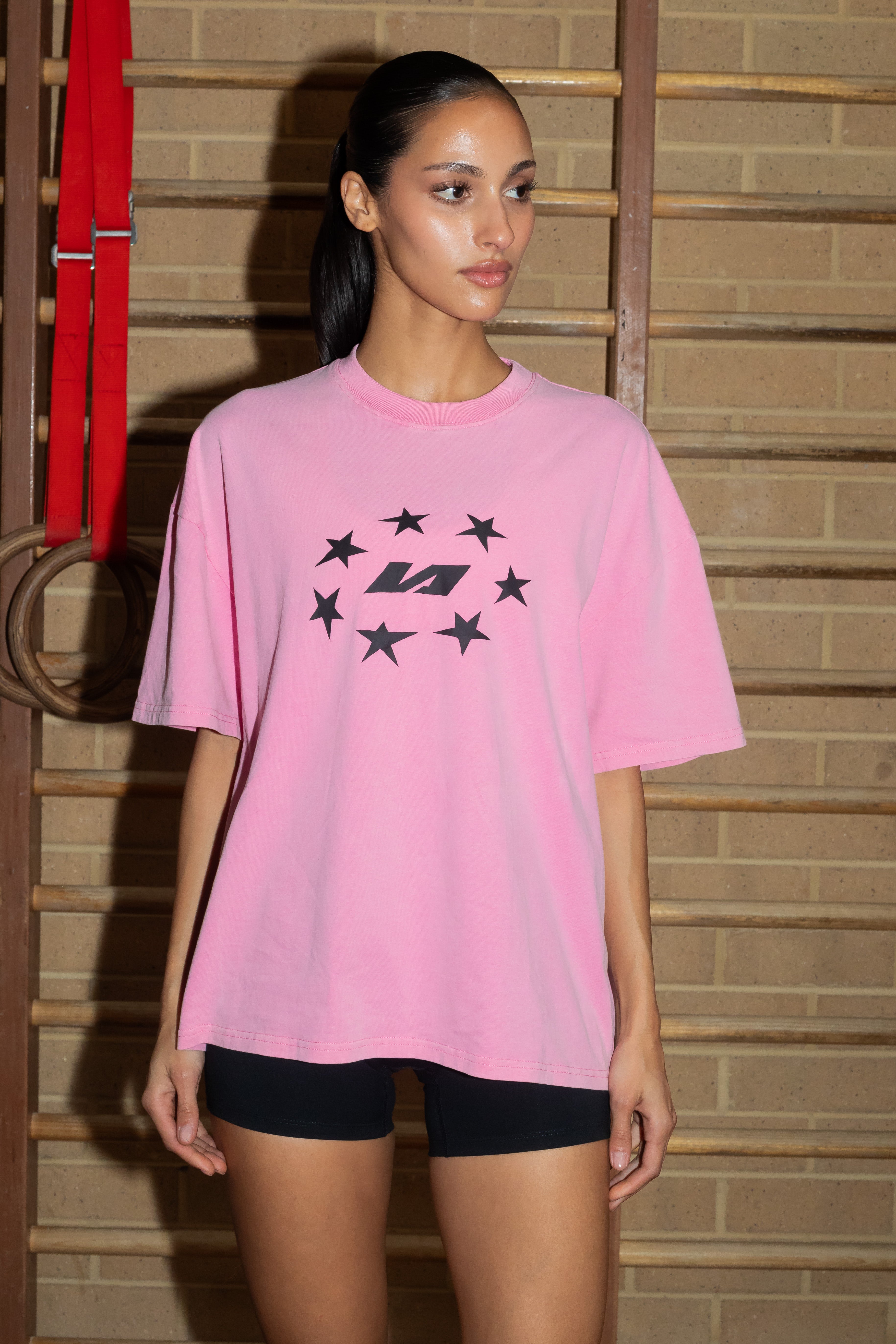 Vintage Star Tee - Pink