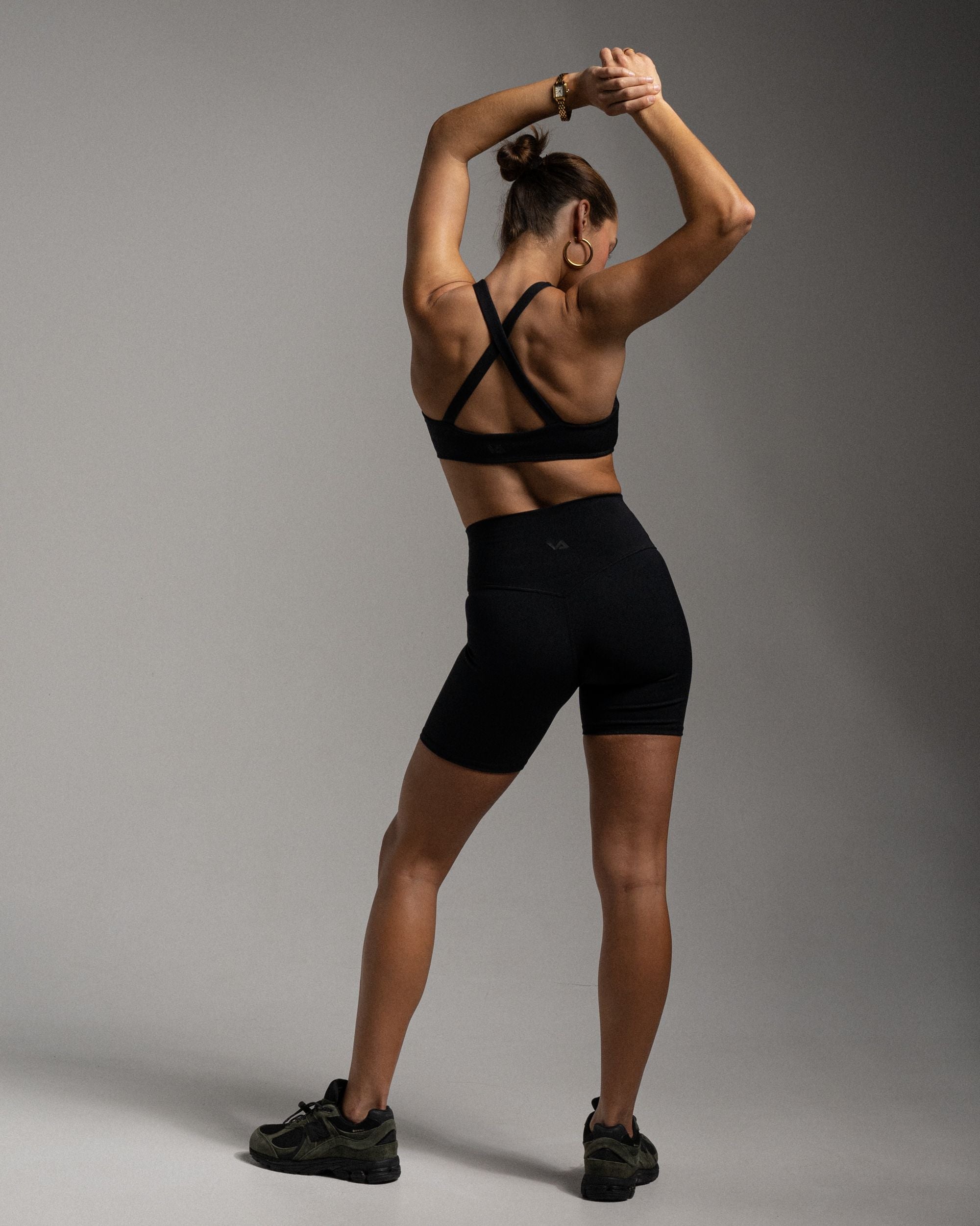 Black Form 6" Shorts - Back View