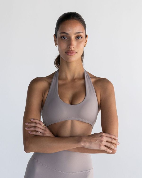 Stone Halter Crop - Front View