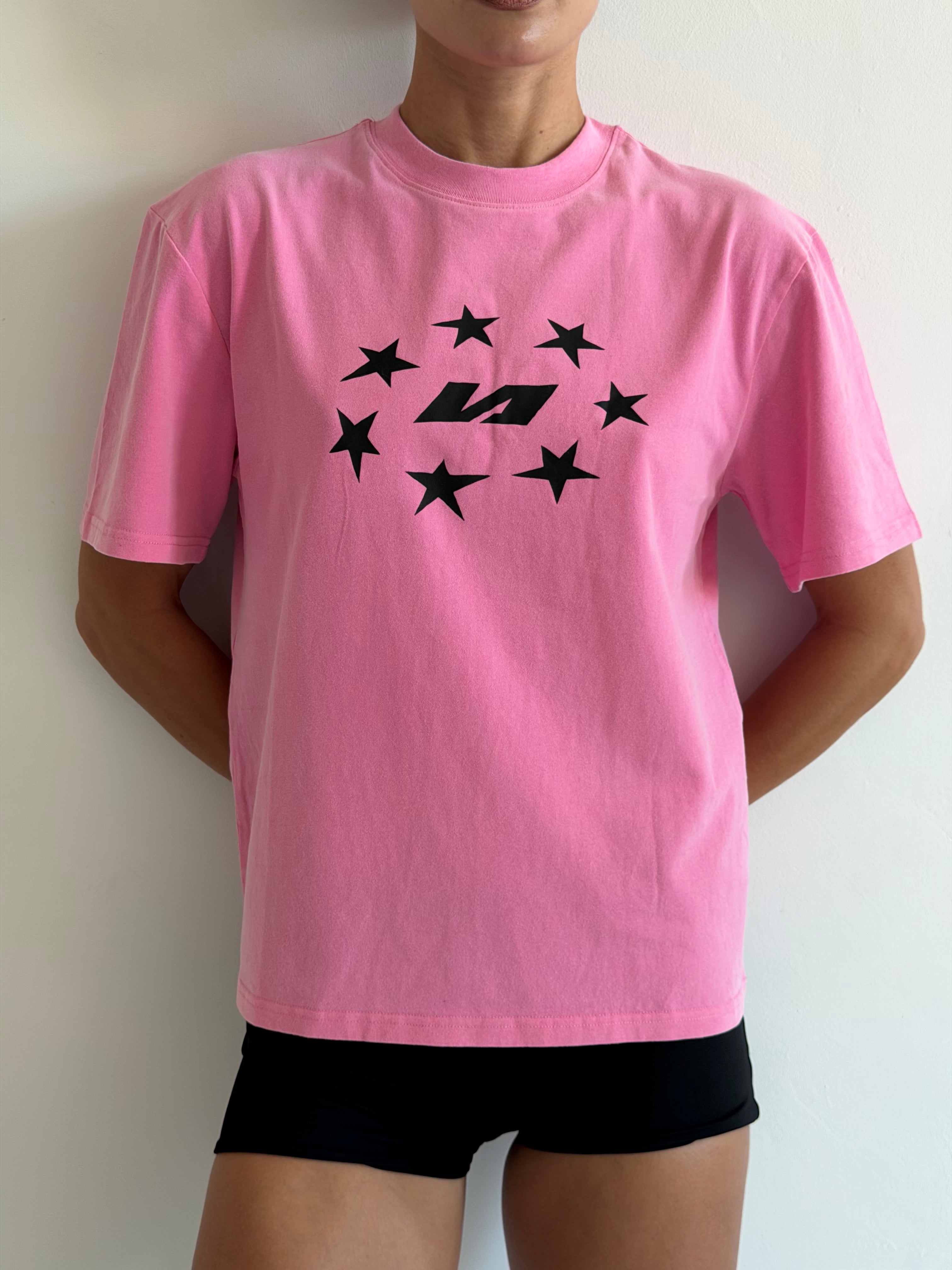 Vintage Star Tee - Pink