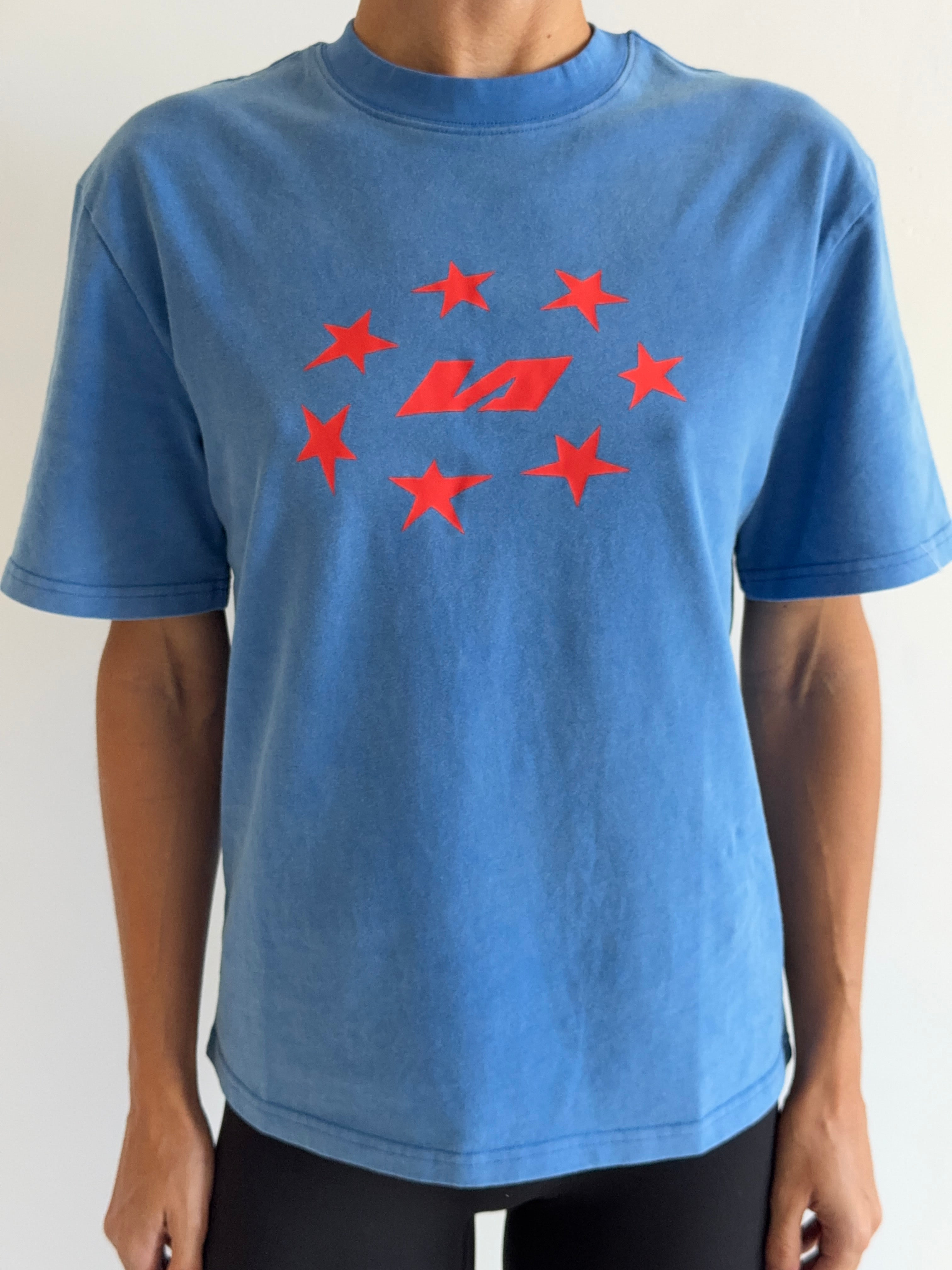 Vintage Star Tee - Blue