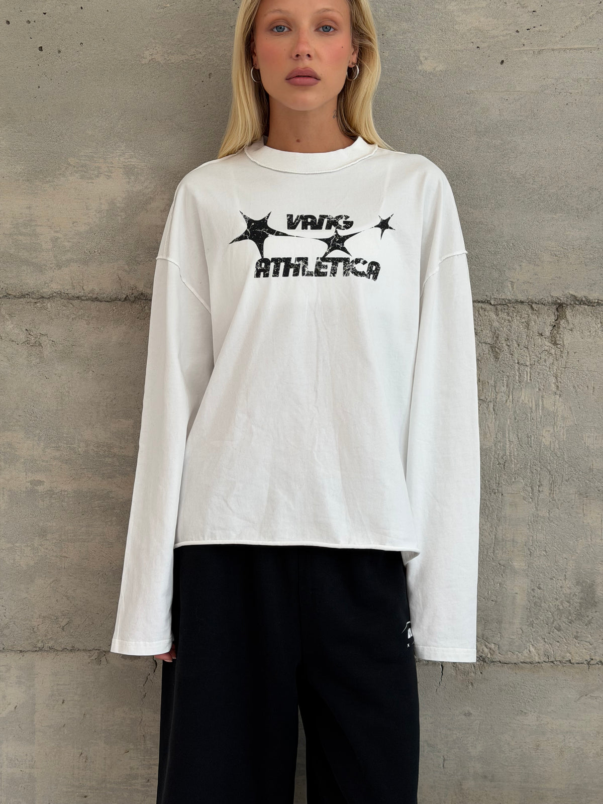 Reverse Long Sleeve - White