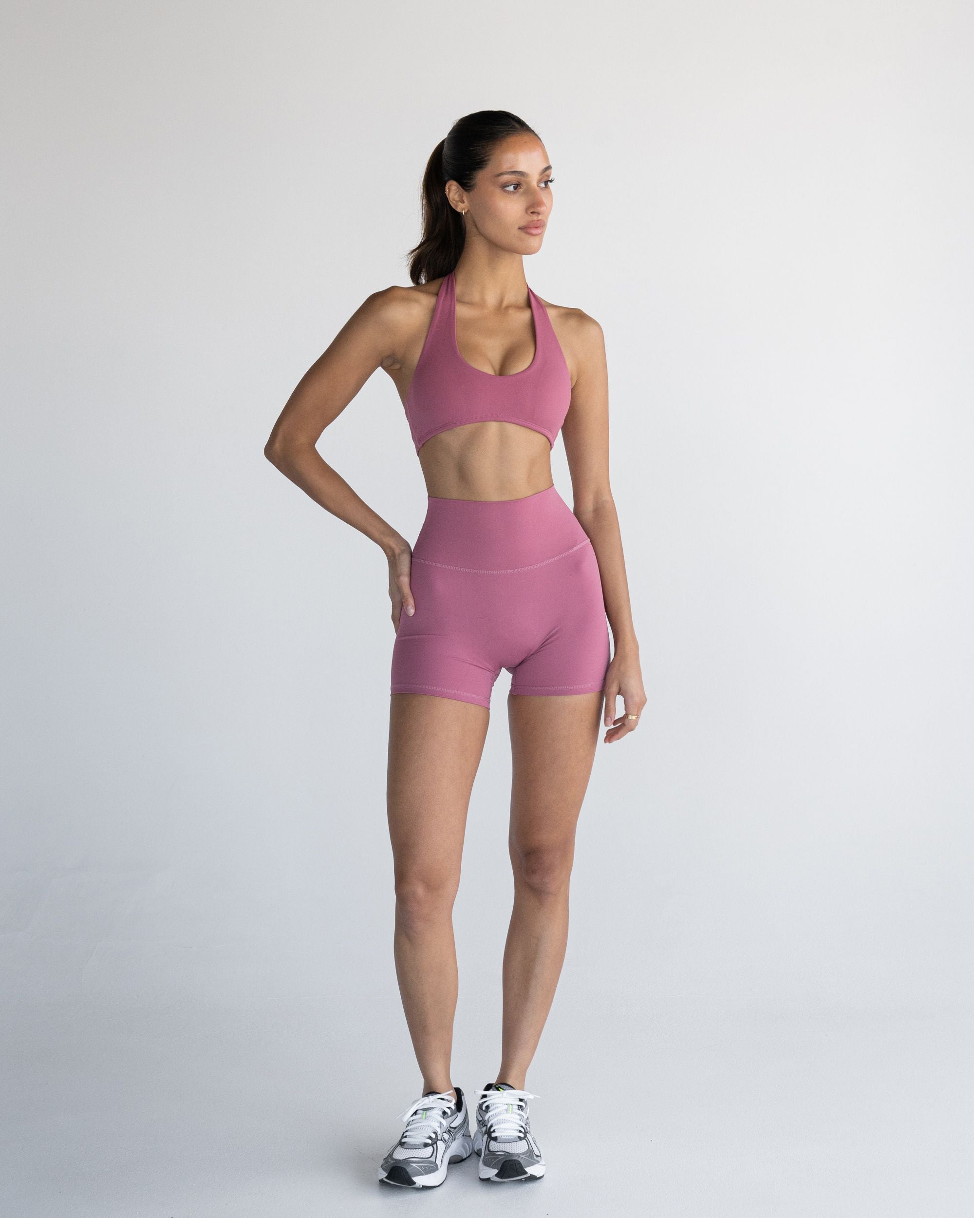 Rhubarb Halter Crop - Front View