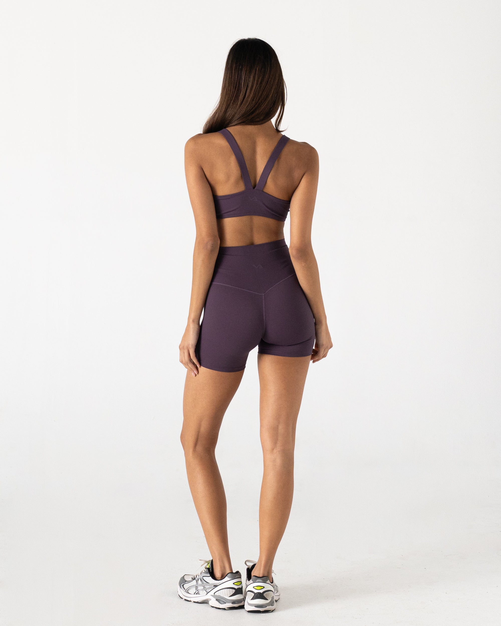 Plum 4" Shorts - Back View