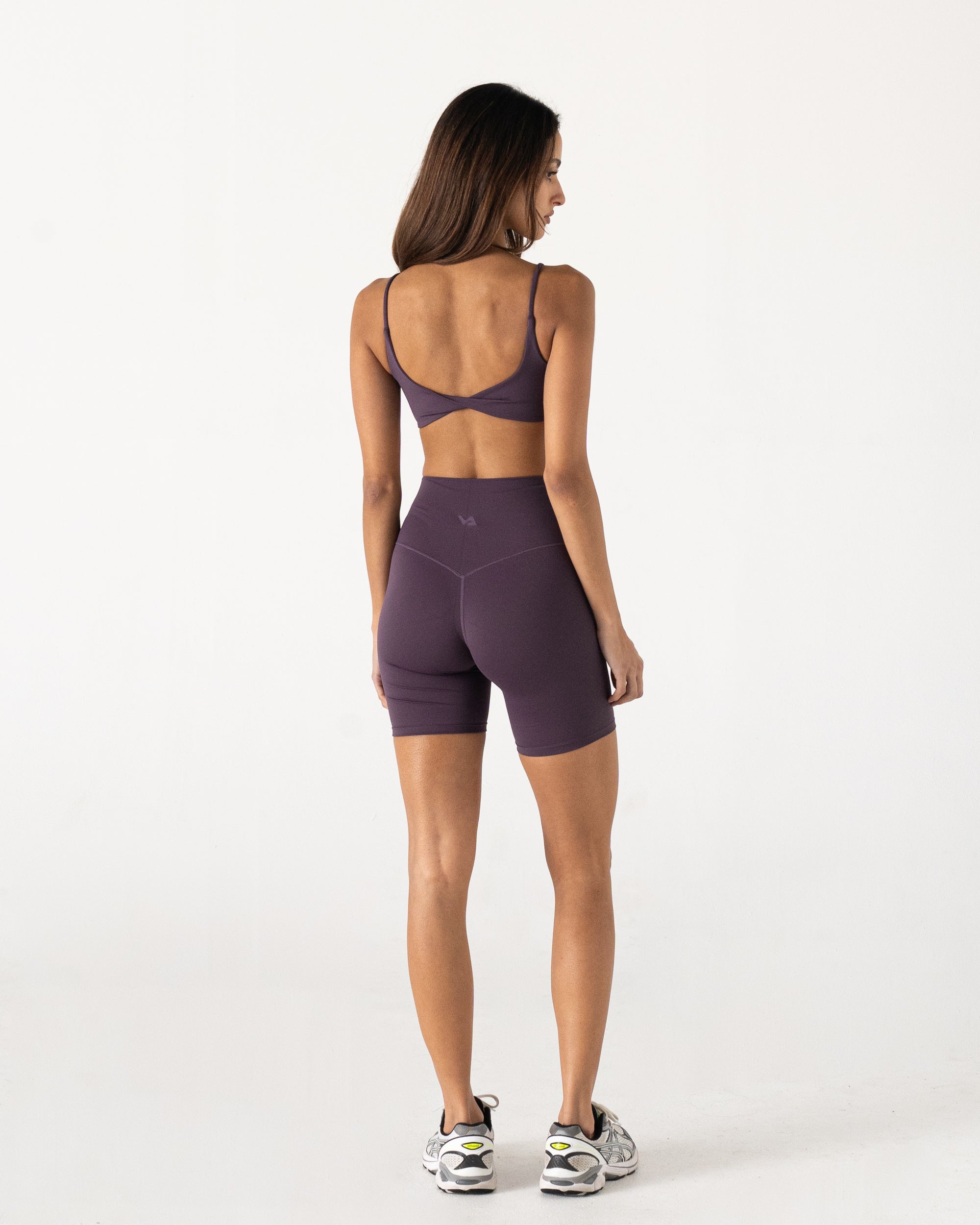 Plum 6" Shorts - Back View