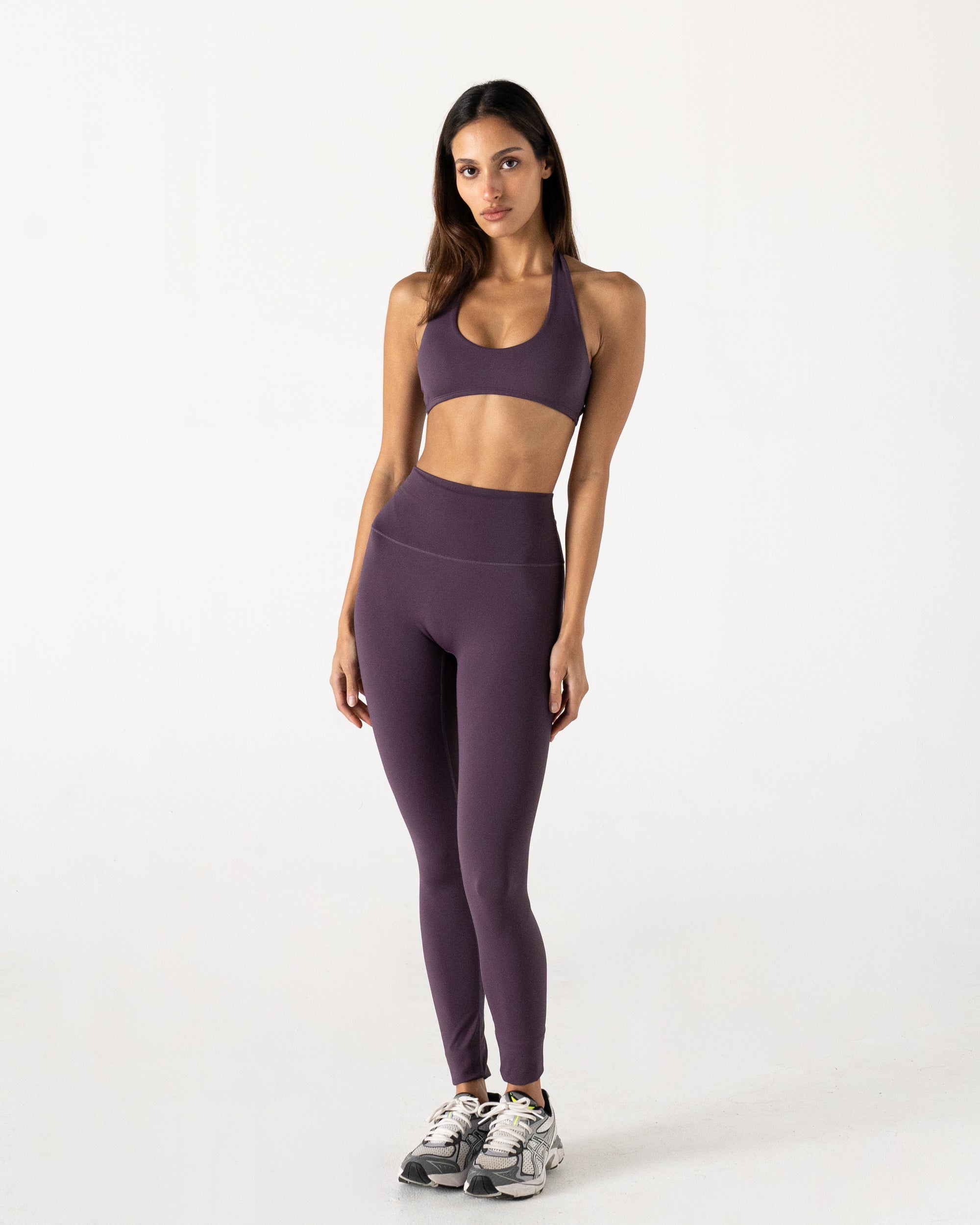 Plum Form Full Length Leggings - Front View
