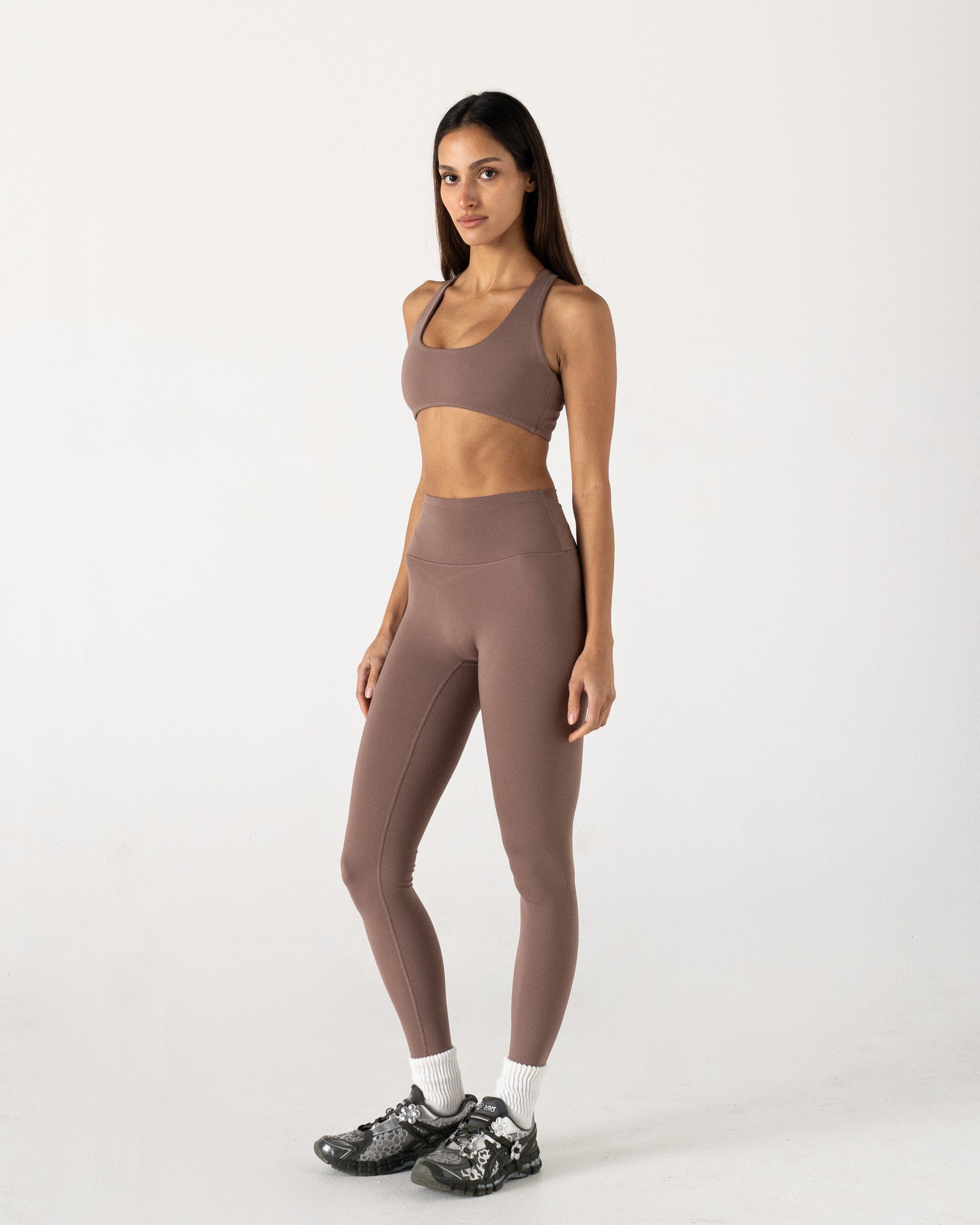 Clay Form Full Length Leggings - Side View