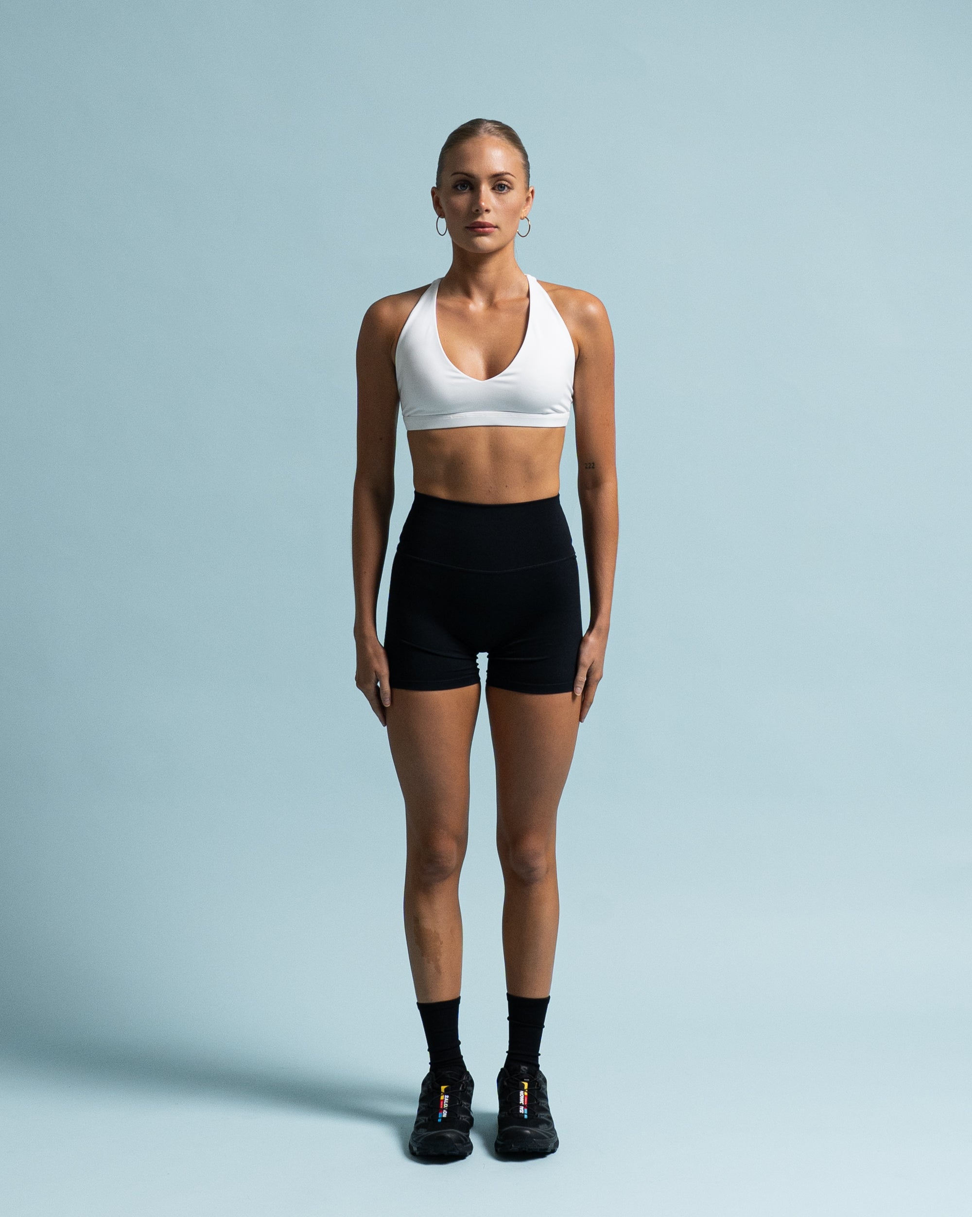 White Move Crop - Front View