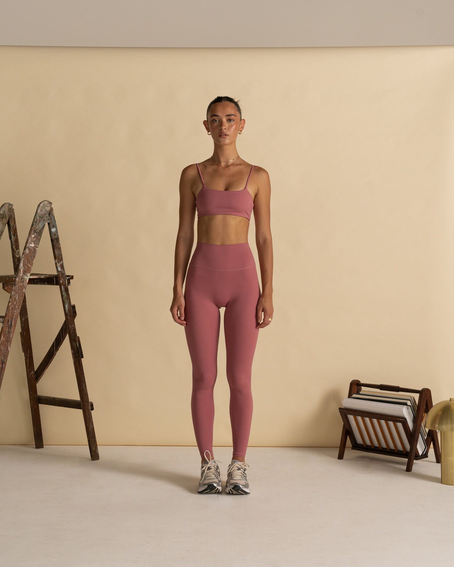 Full Length Leggings - Rhubarb