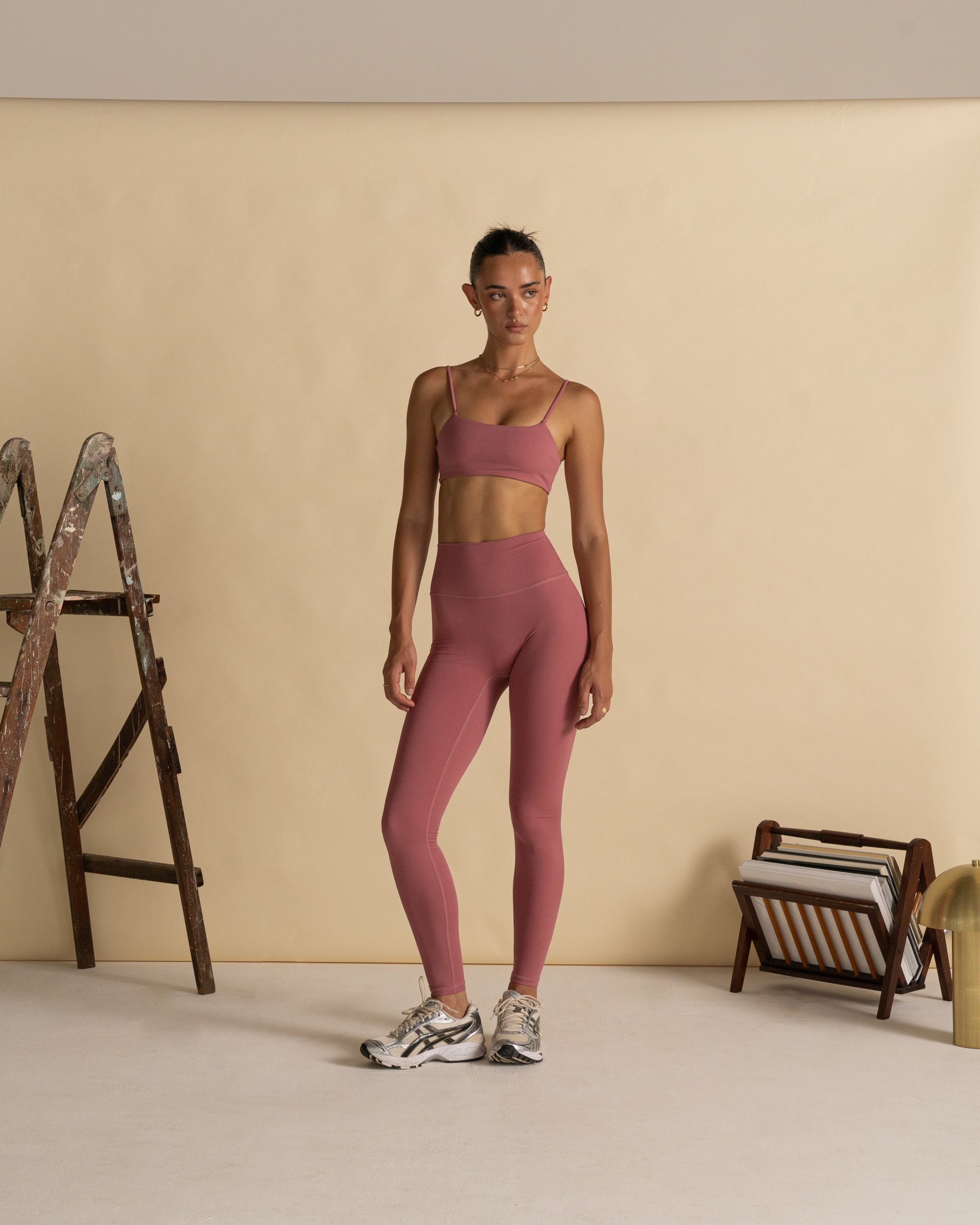 Rhubarb Twist Crop - Front View