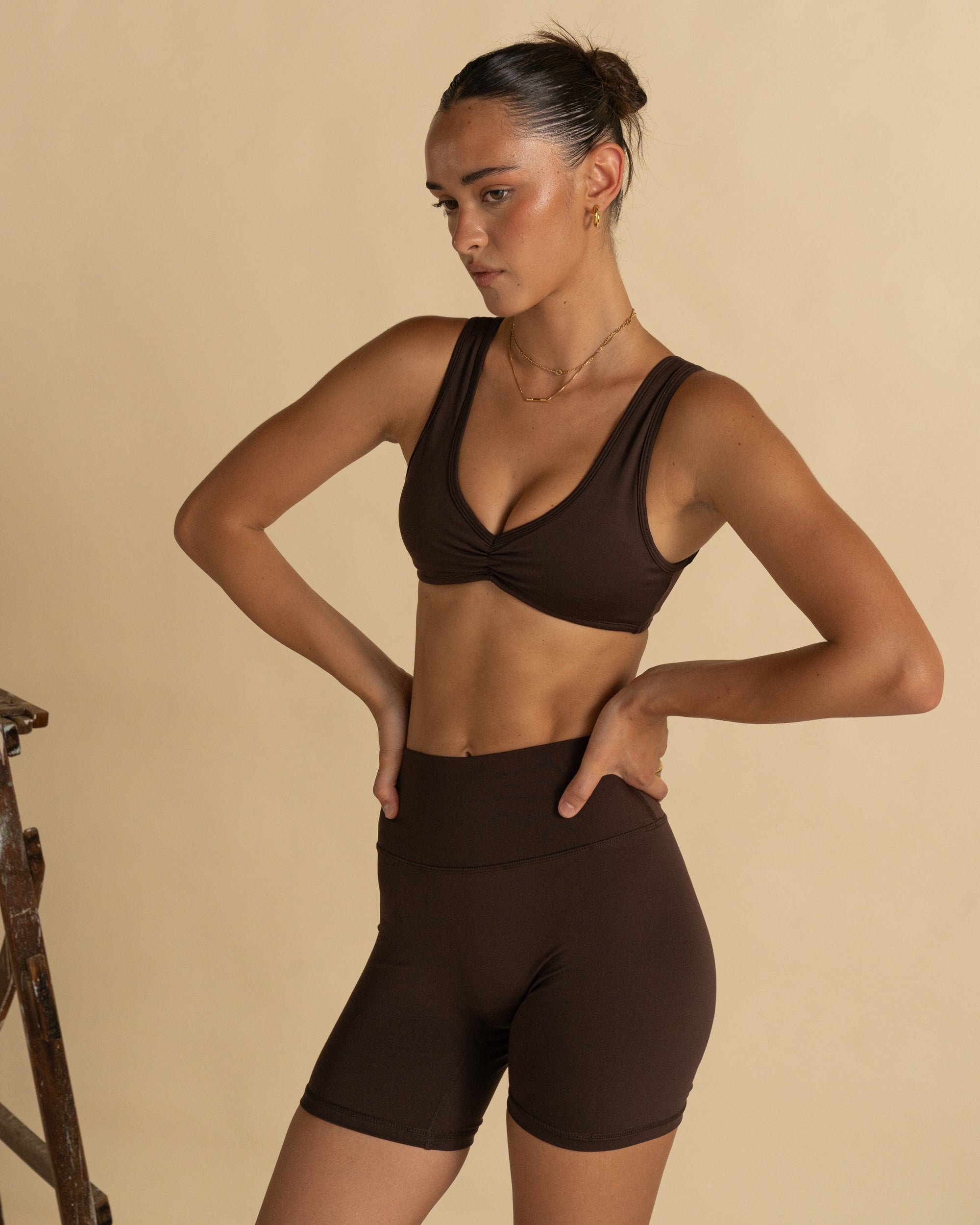 Java Form Scrunch Crop - Side View