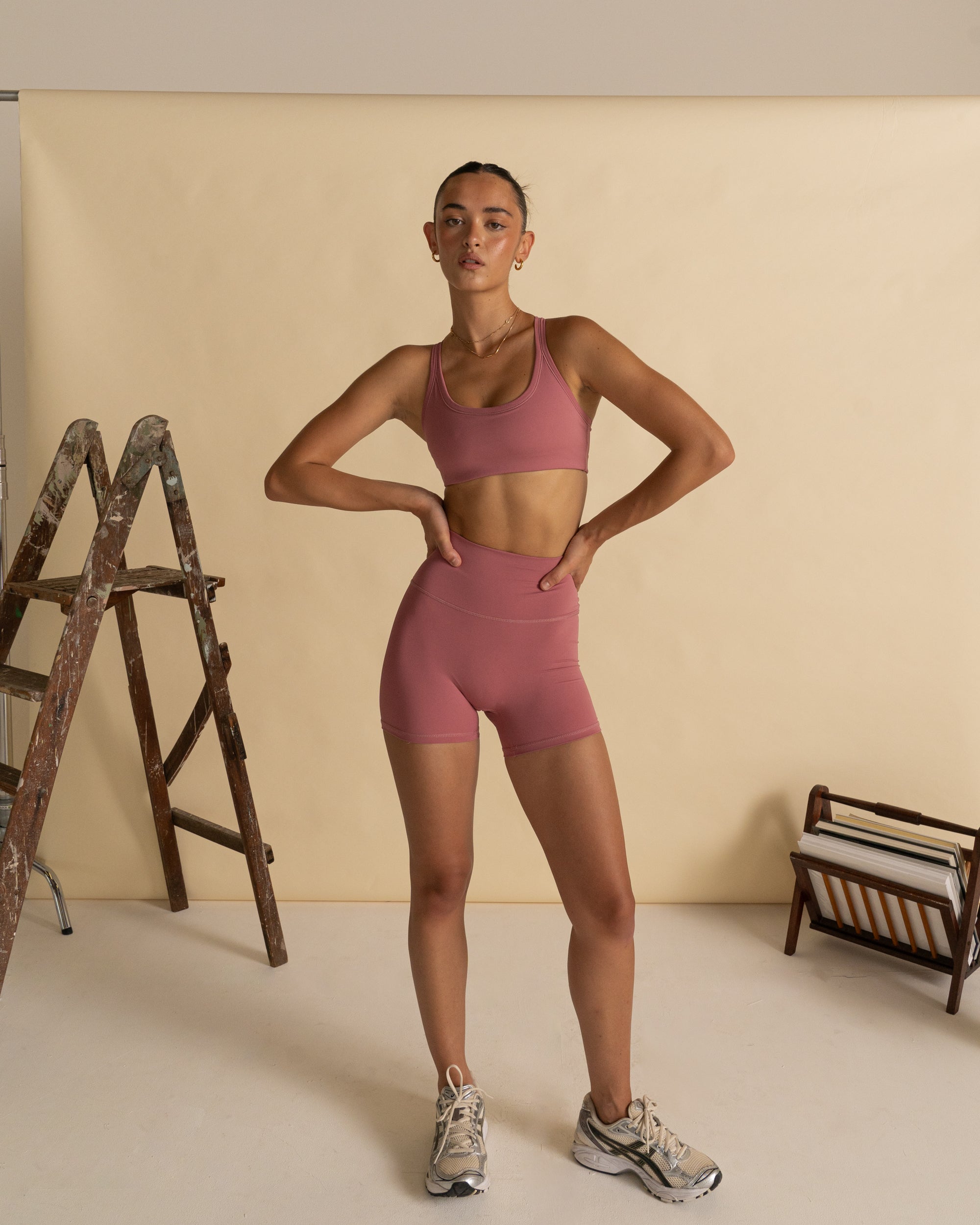 Rhubarb Racer Crop - Front View