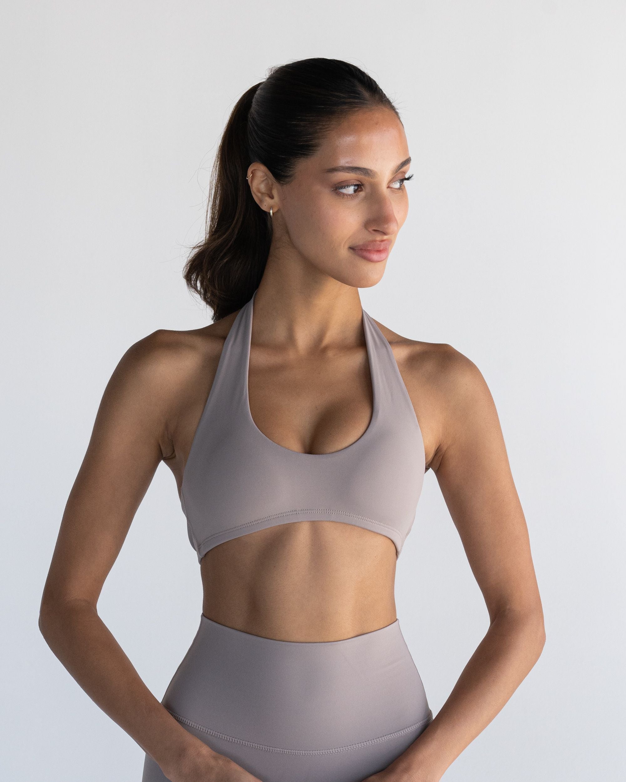 Stone Halter Crop - Front View