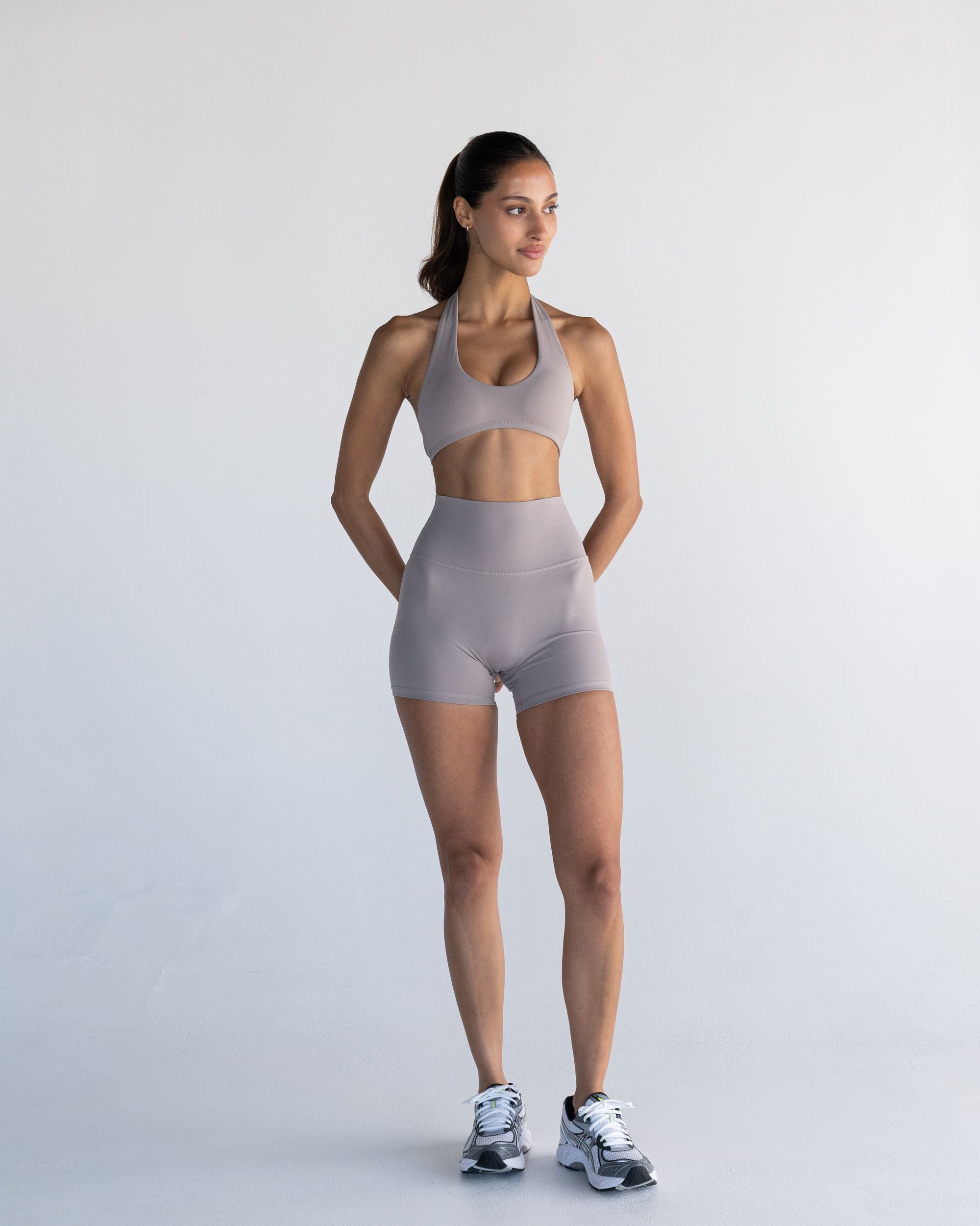 Stone Halter Crop - Front View