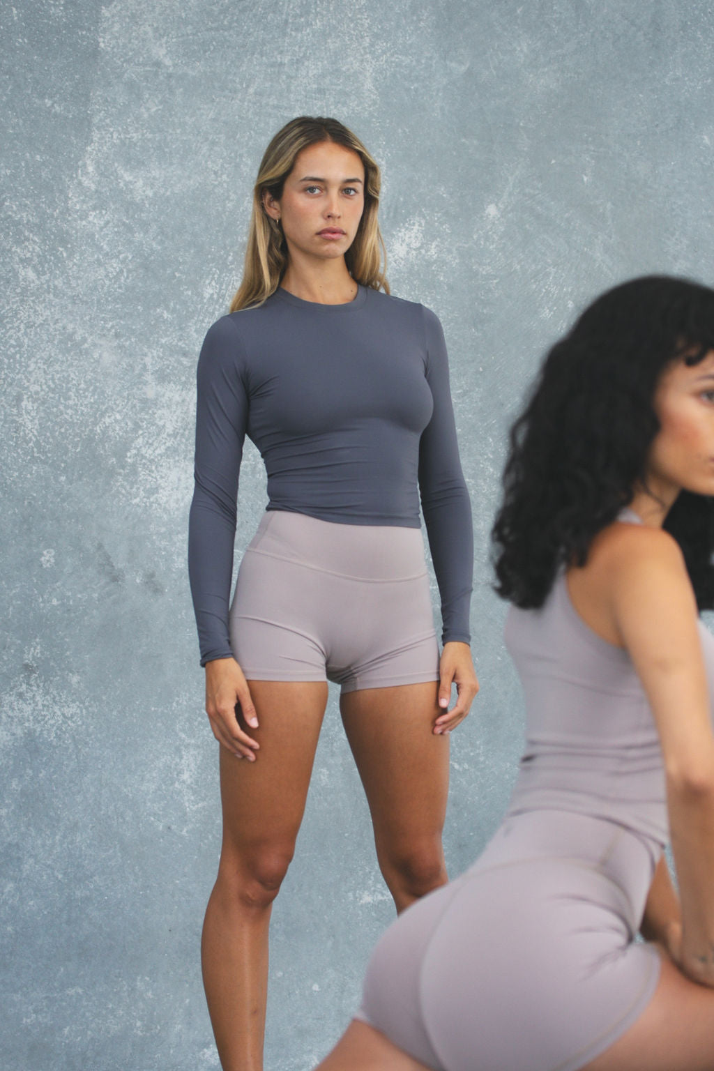 Second Skin Long Sleeve - Charcoal