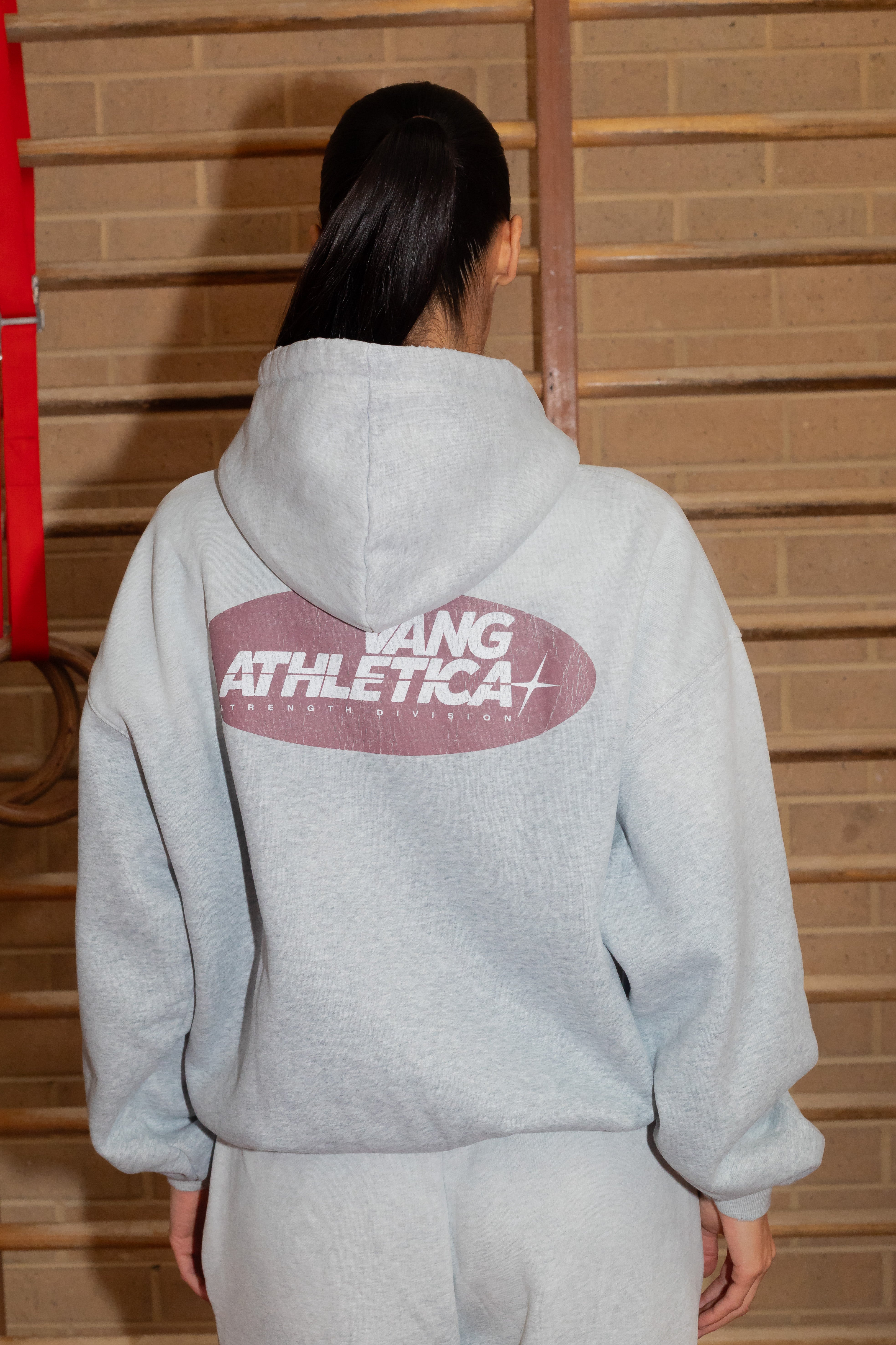 Strength Division Zip Up Hoodie - Grey