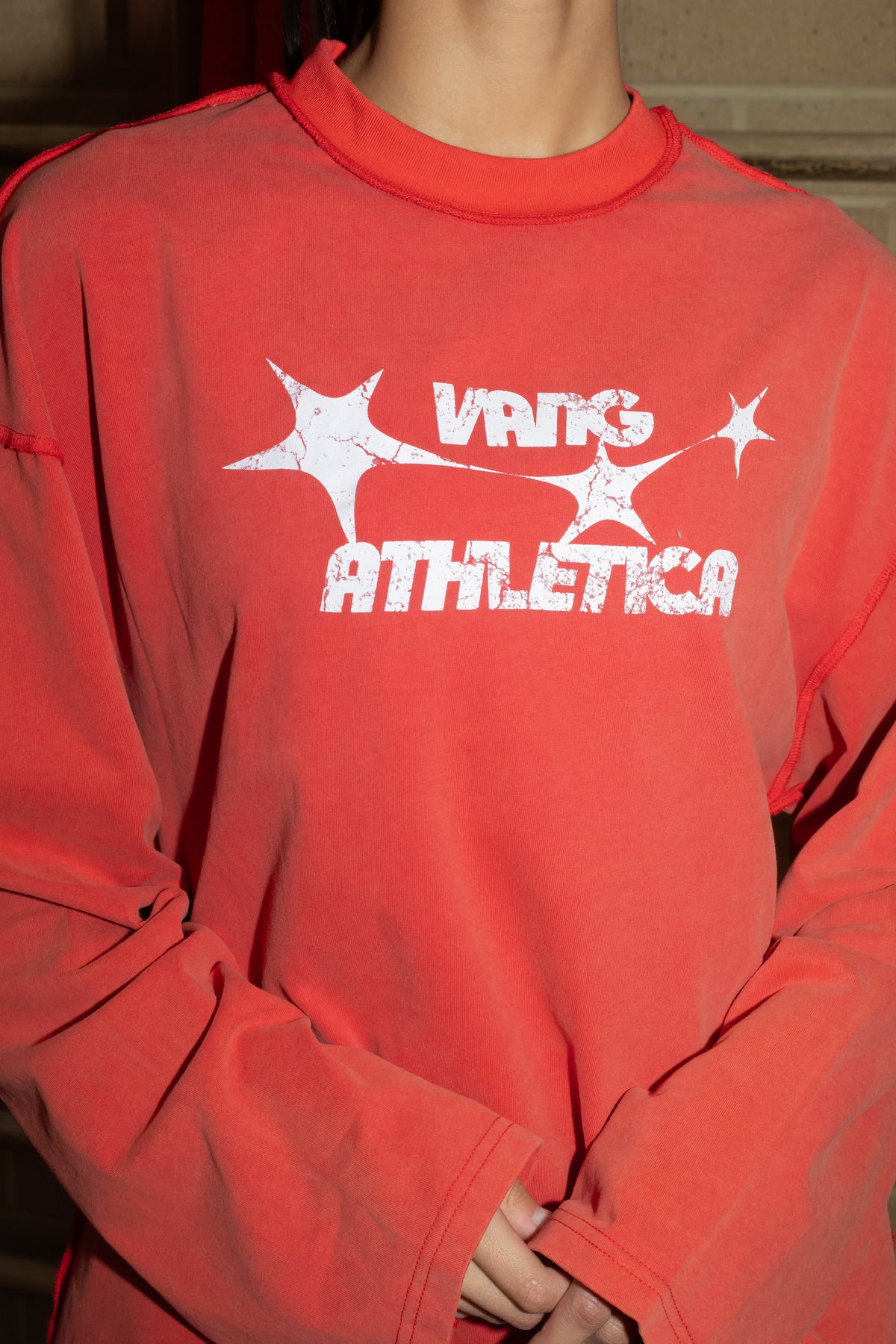 Reverse Long Sleeve - Washed Red