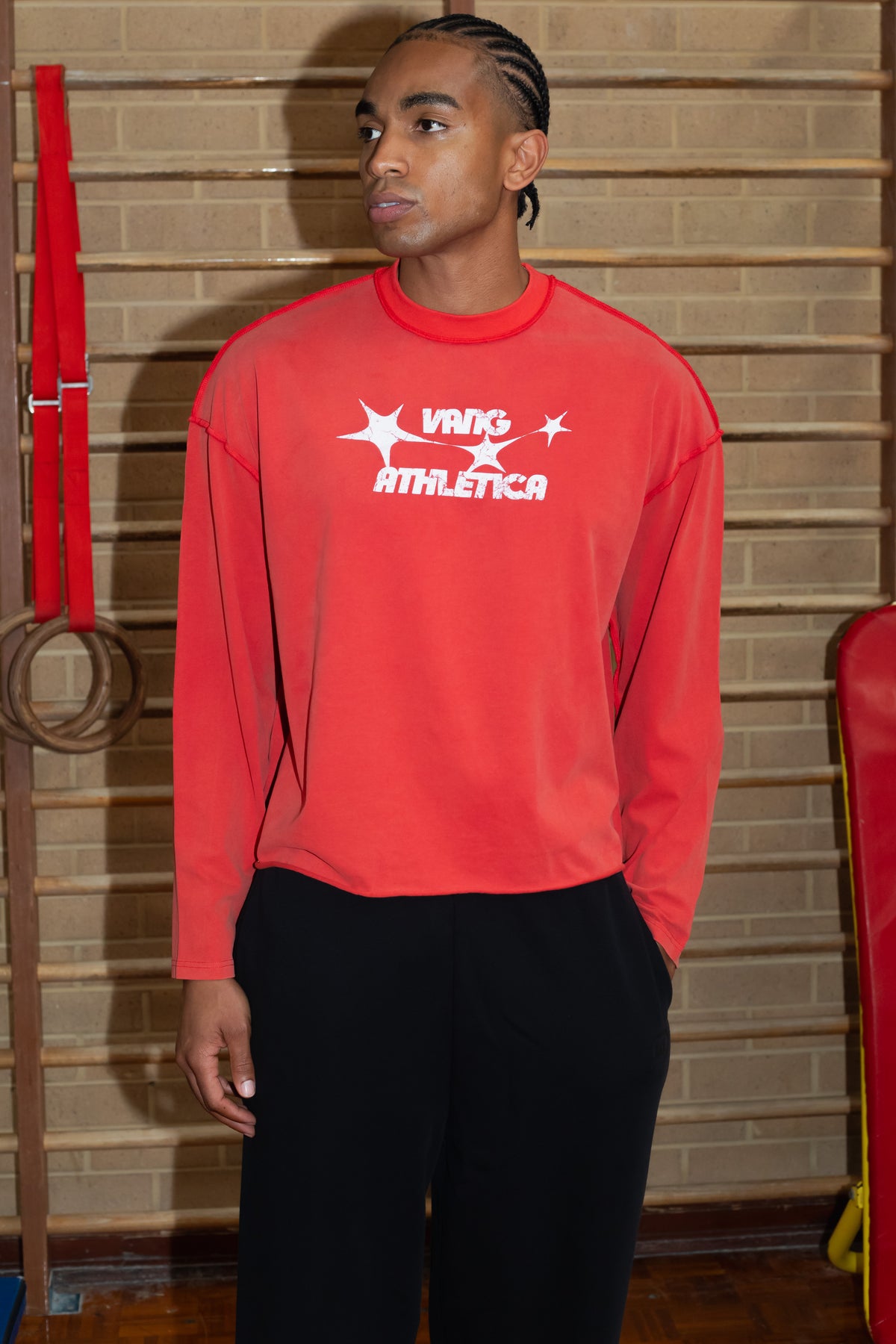 Reverse Long Sleeve - Washed Red