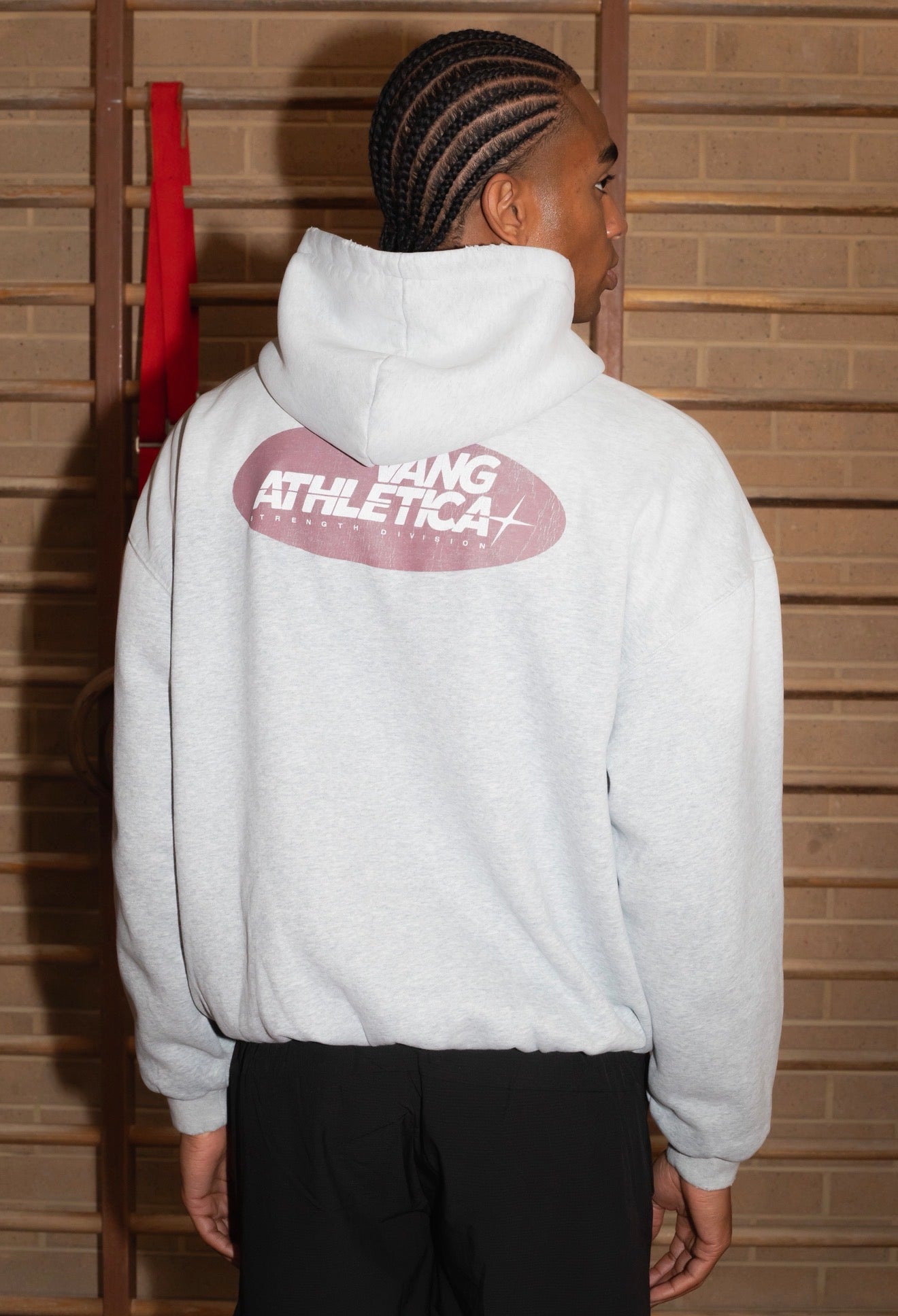 Strength Division Zip Up Hoodie - Grey