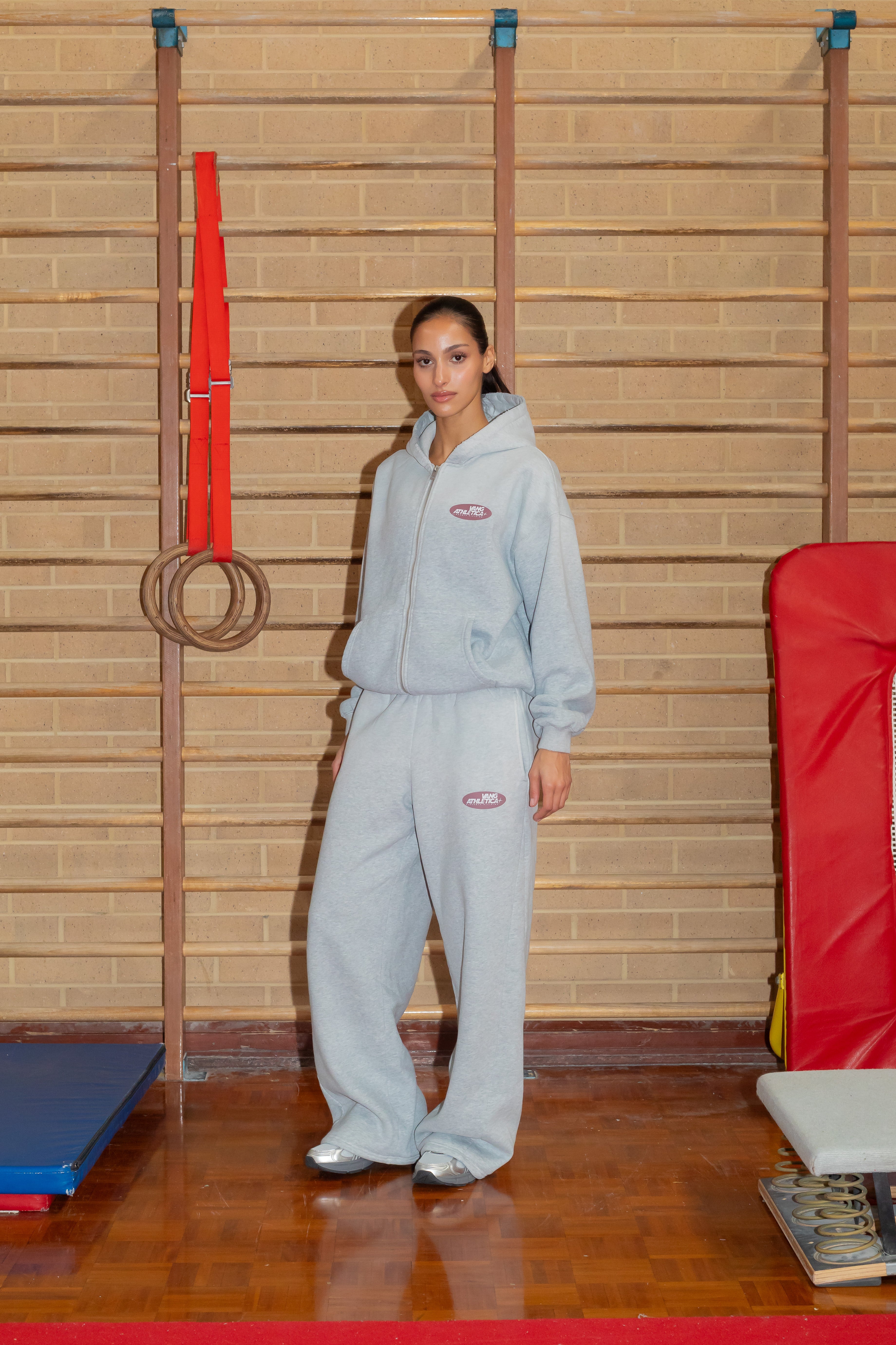 Strength Division Zip Up Hoodie - Grey