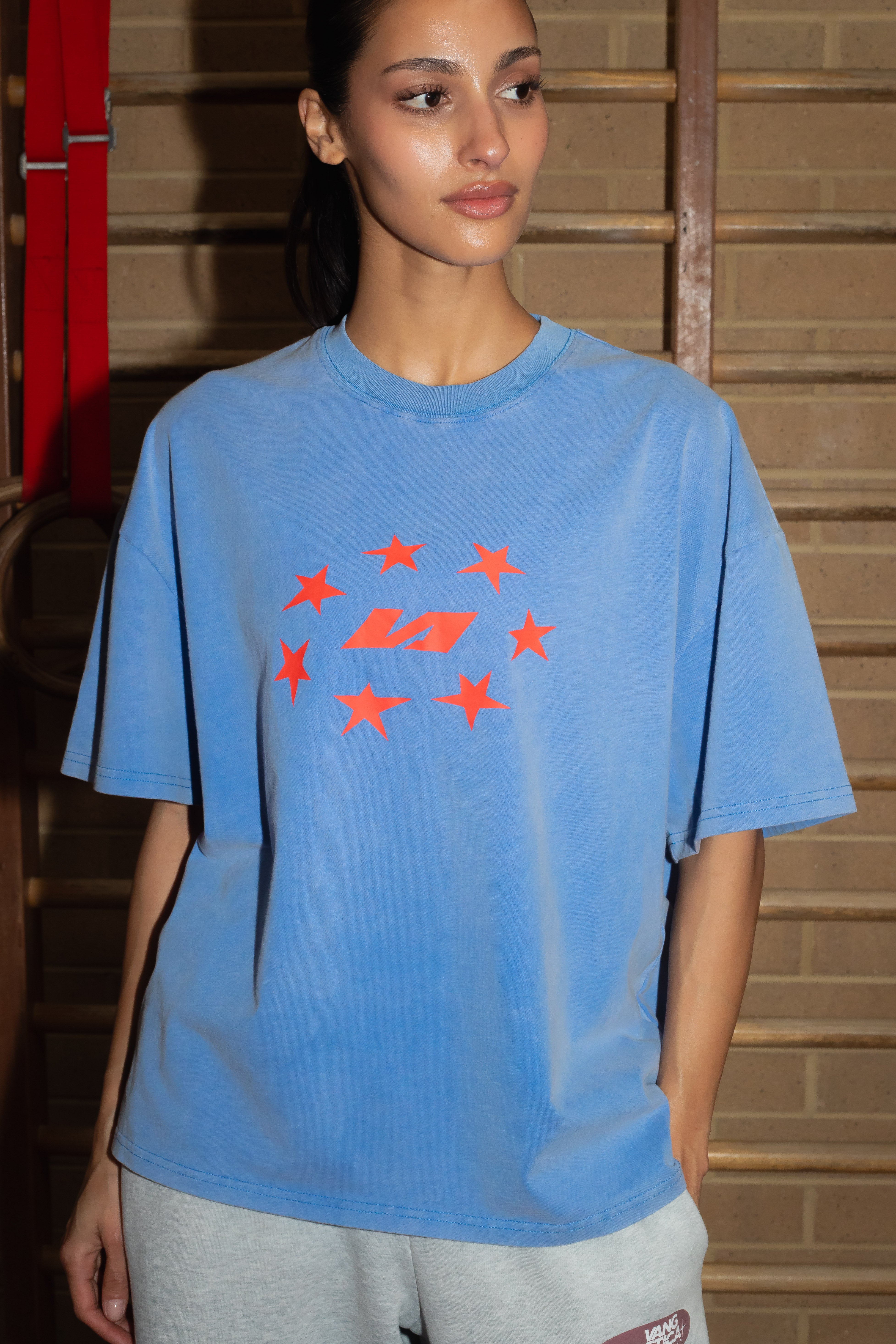 Vintage Star Tee - Blue