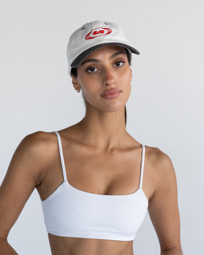 Rings dad cap - vintage charcoal