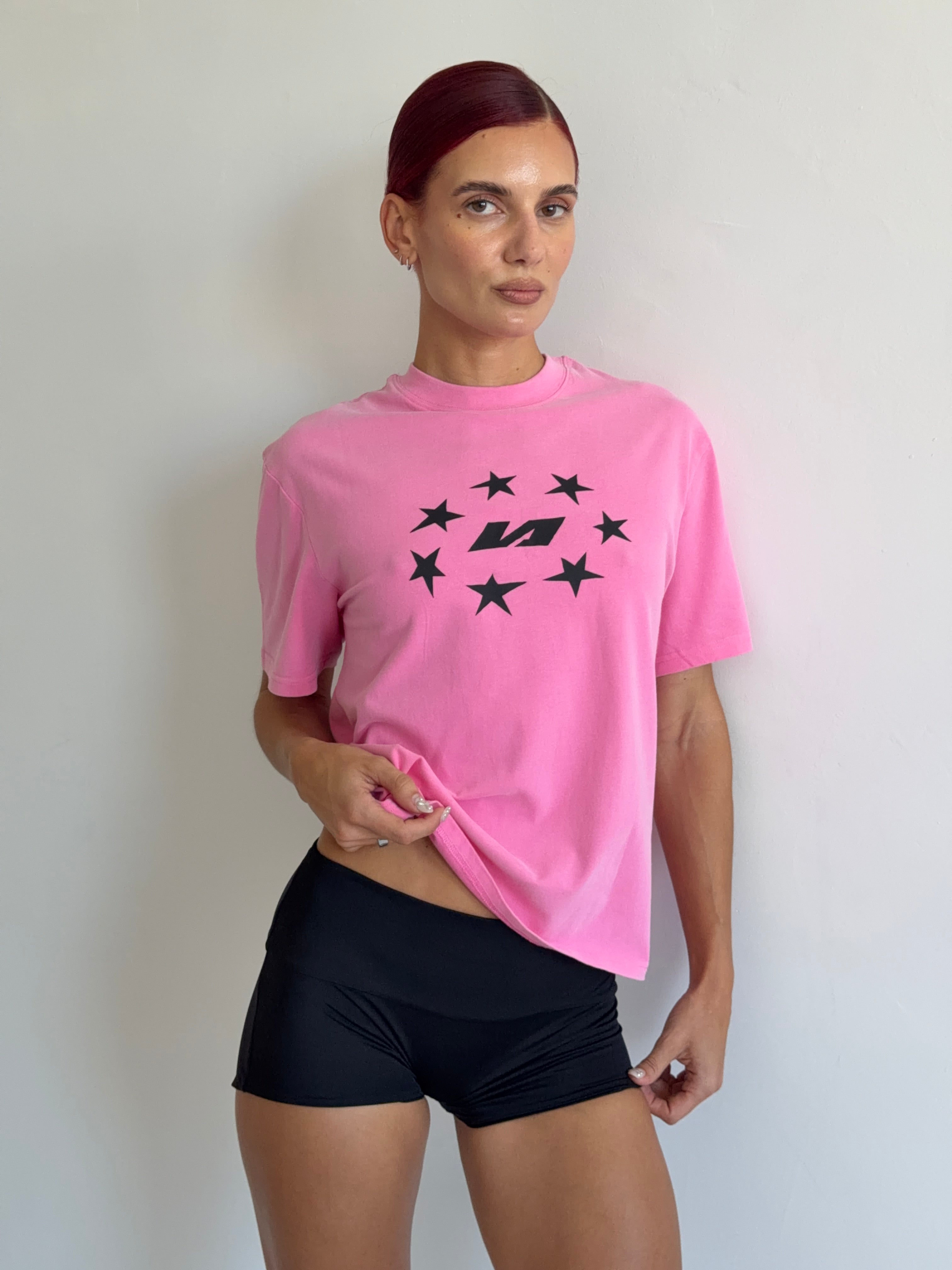 Vintage Star Tee - Pink