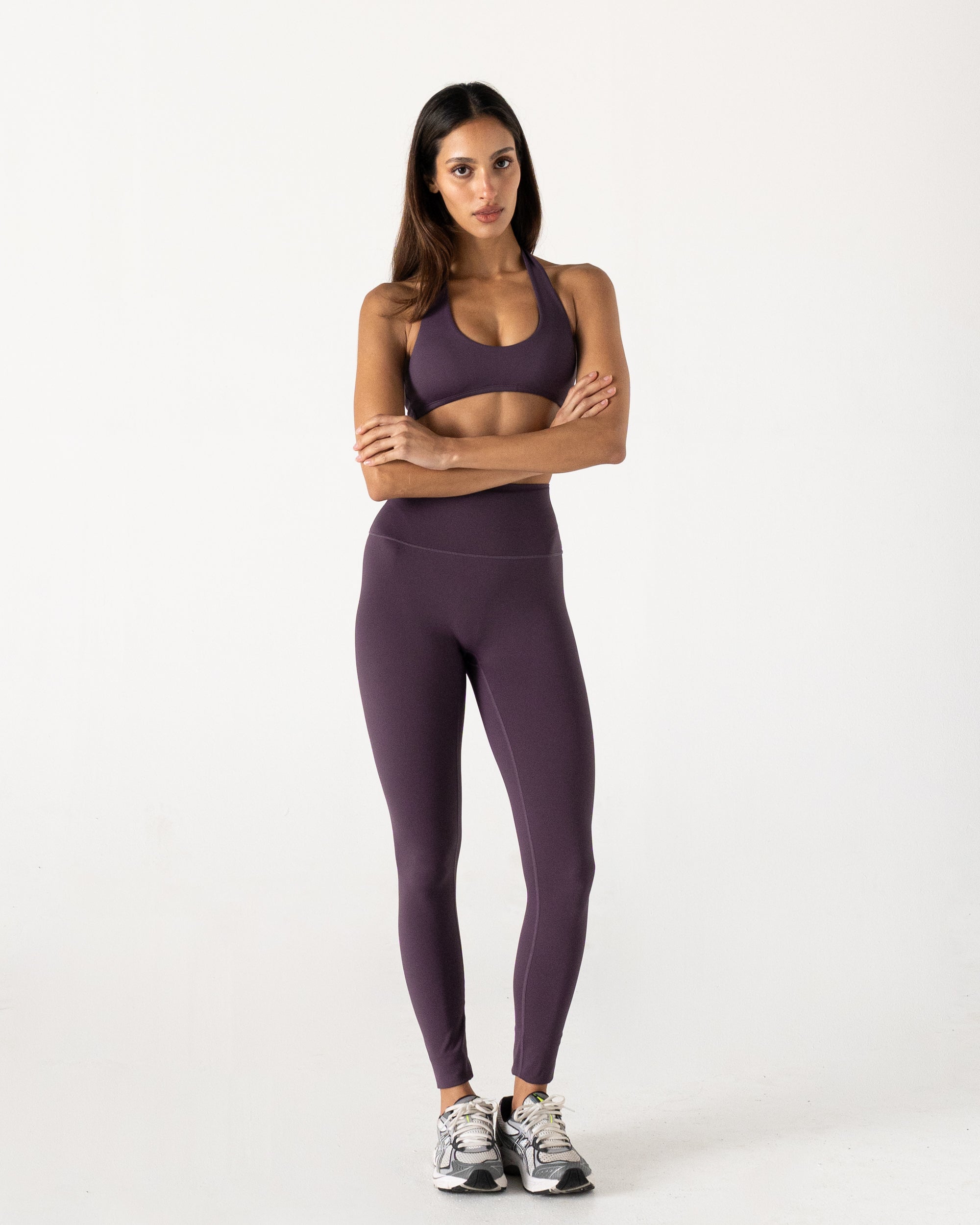 Plum Form Full Length Leggings - Front View