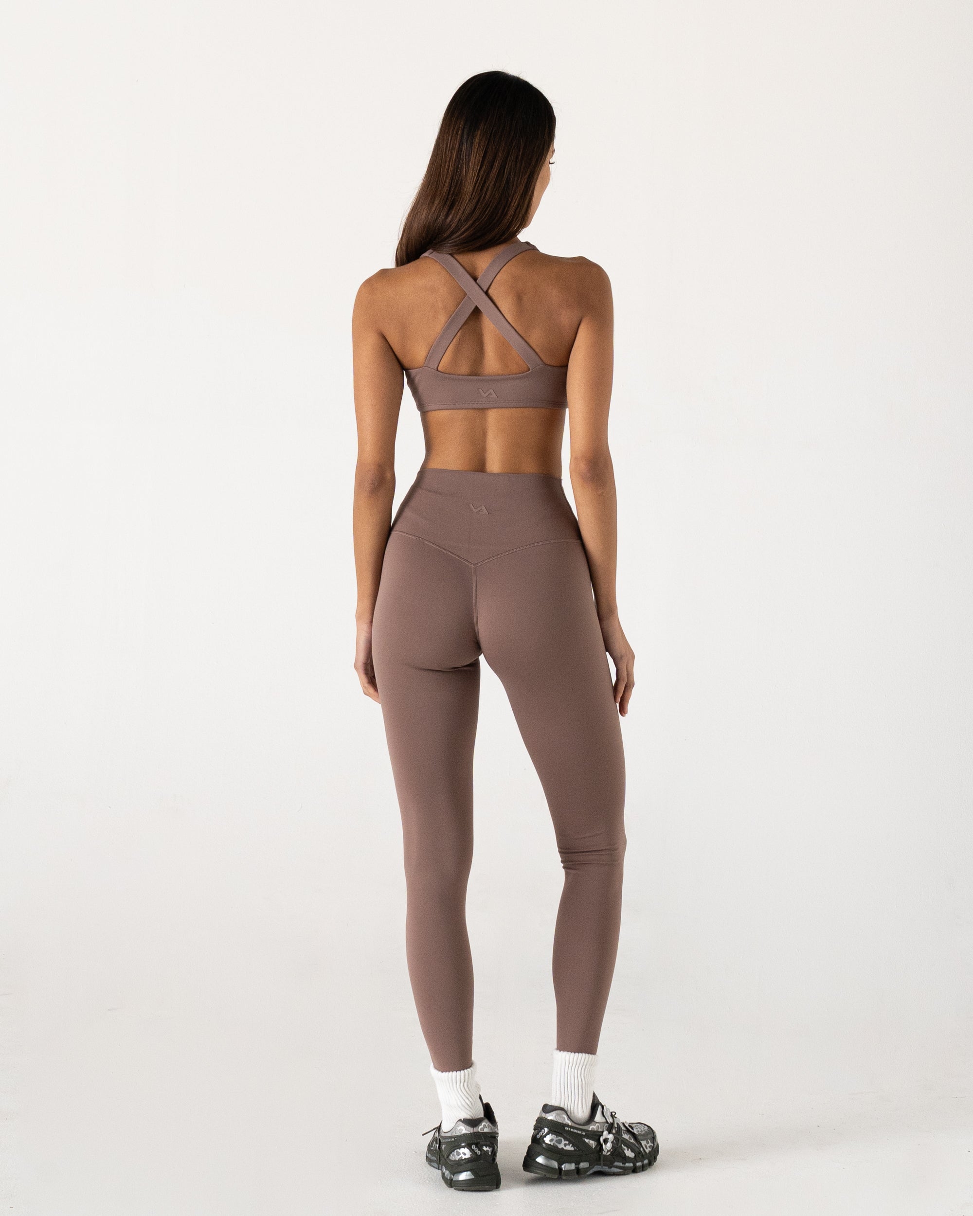 Clay Form Full Length Leggings - Back View