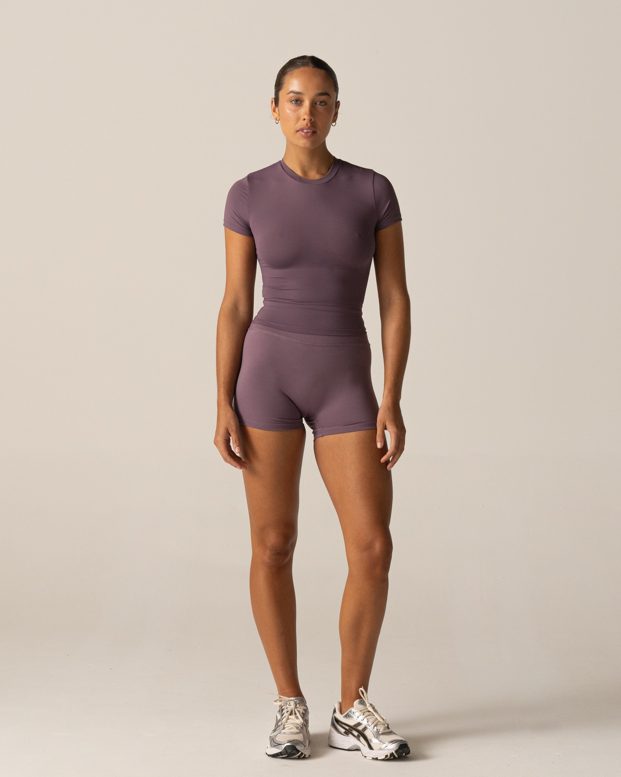 Dark Violet Second Skin T-shirt - Front View