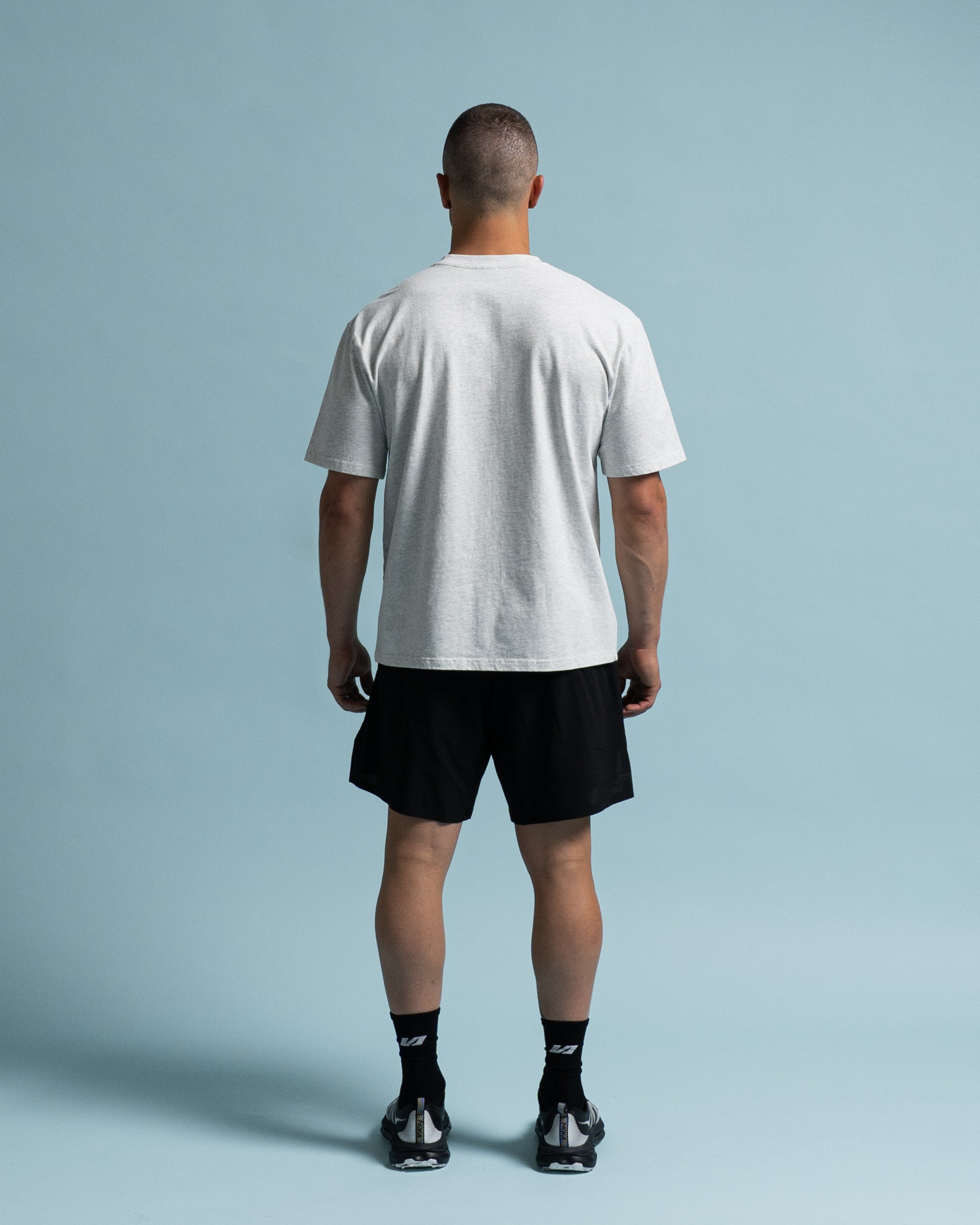 Heather Grey Sporting Institute T-Shirt - Back View