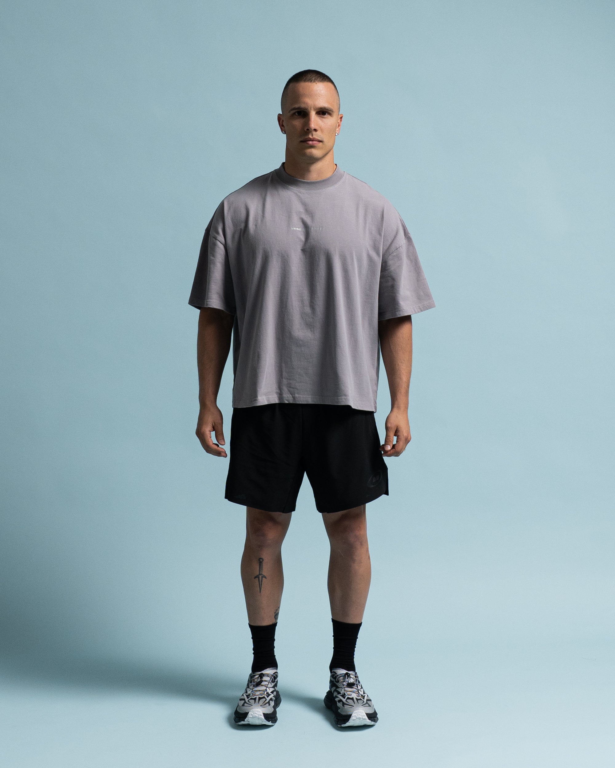 Stone Mirage Cropped T-Shirt - Front View