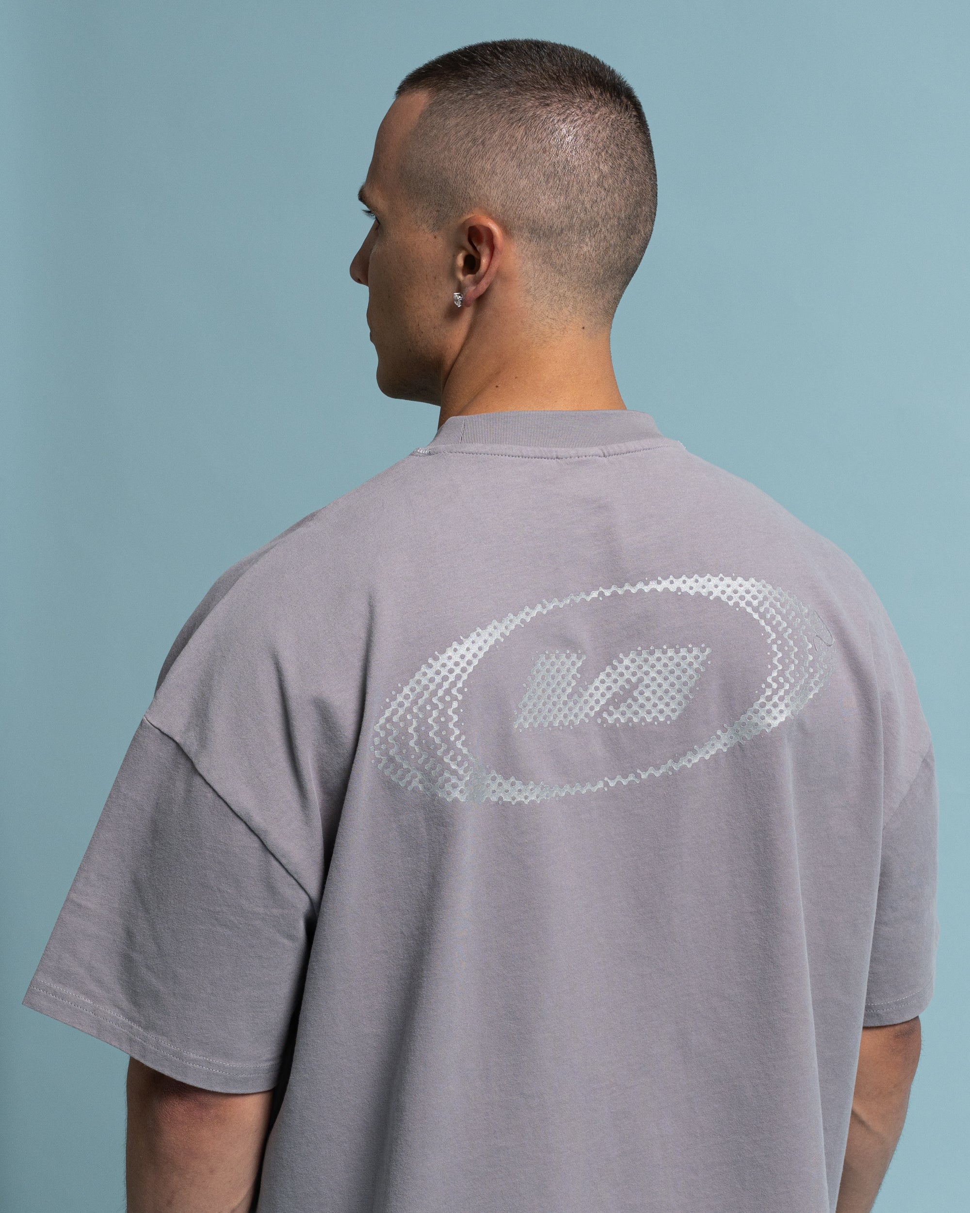 Stone Mirage Cropped T-Shirt - Back View