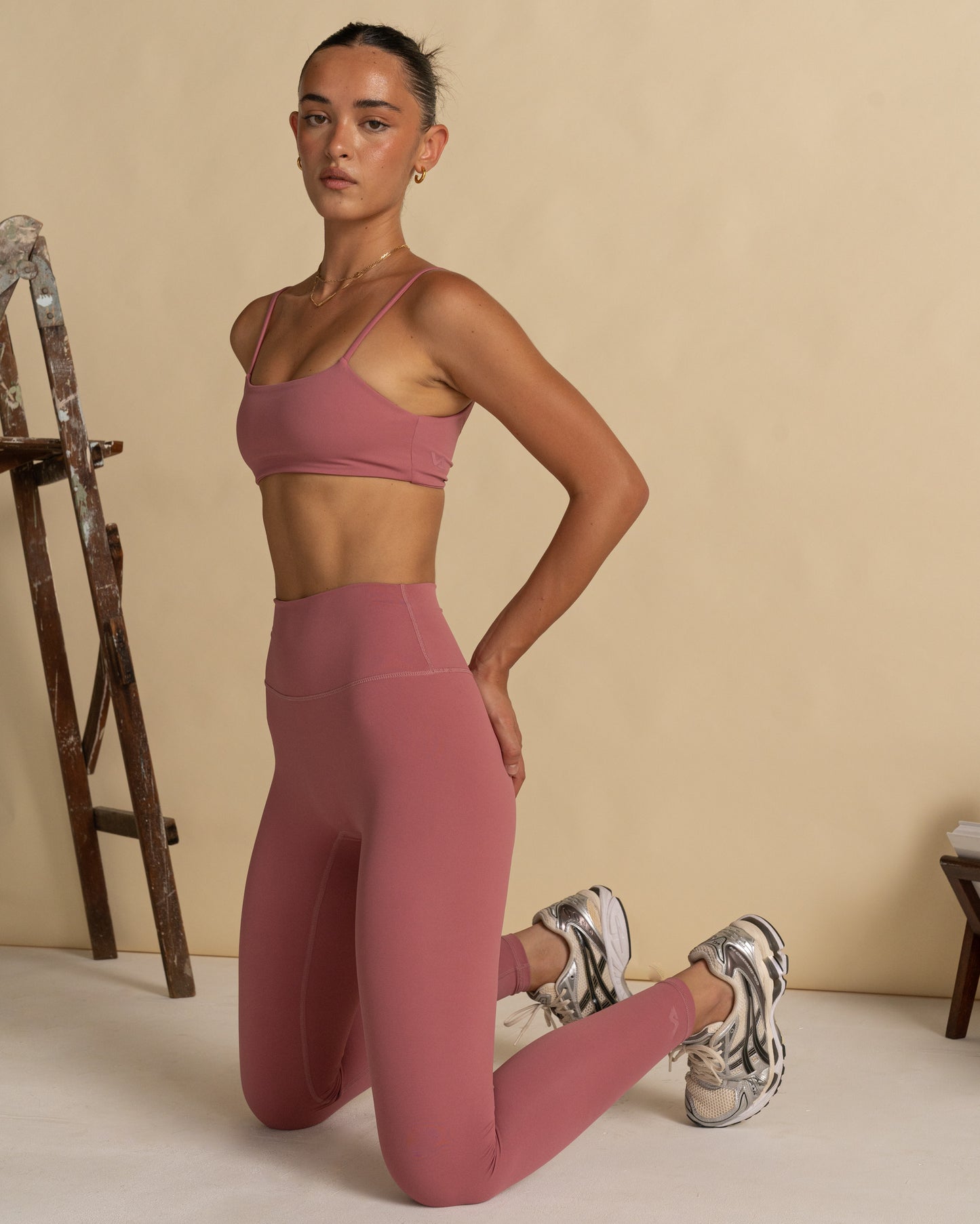 Full Length Leggings - Rhubarb