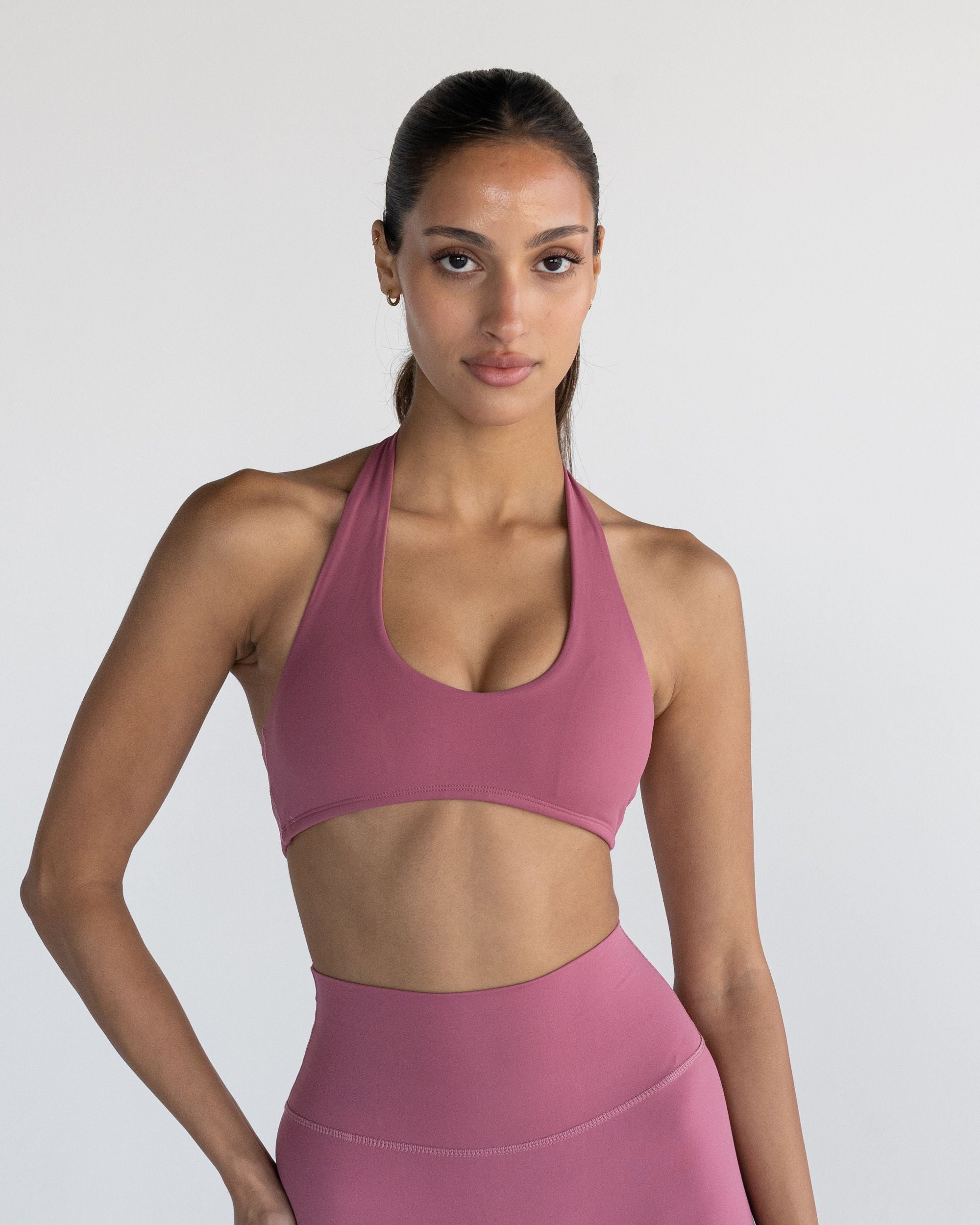 Halter Crop | Rhubarb