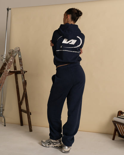 Star Training Cuffed Sweatpants - Washed Navy