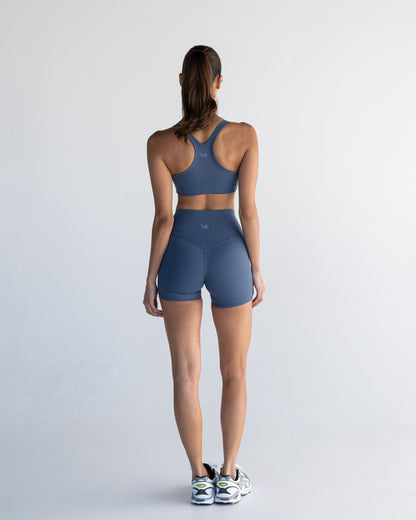 Racer Crop - Ocean Blue