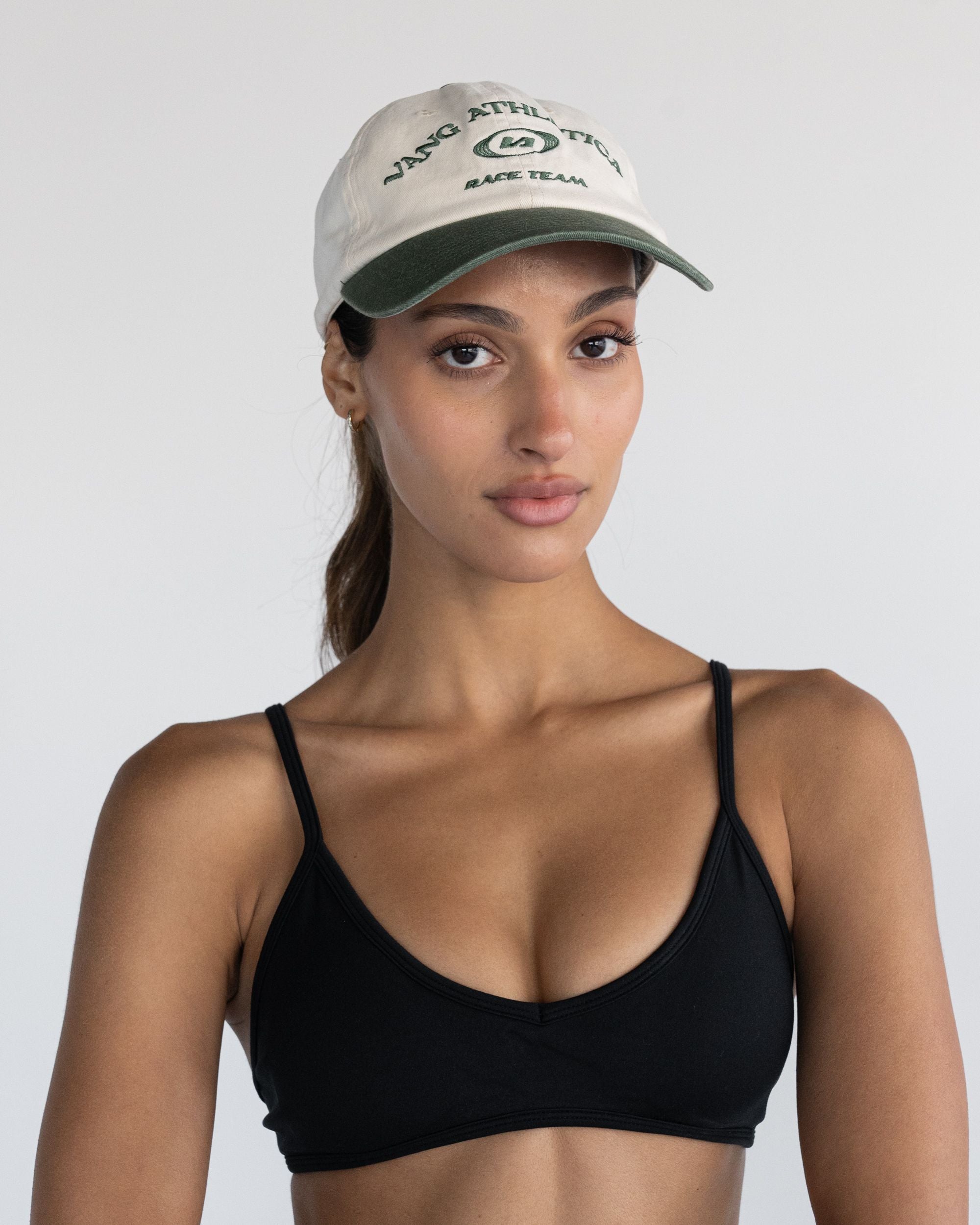 Race team cap - vintage green