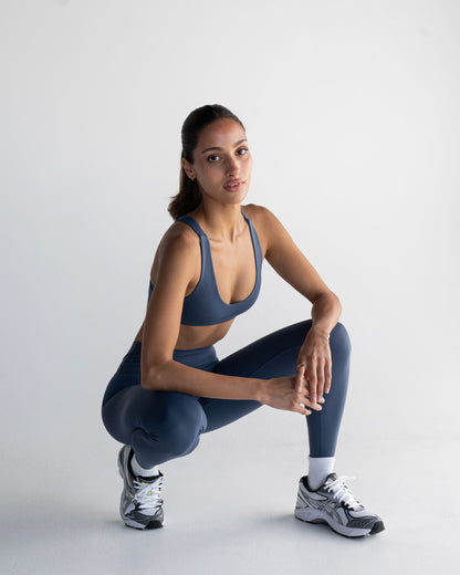 Full Length Leggings - Ocean Blue