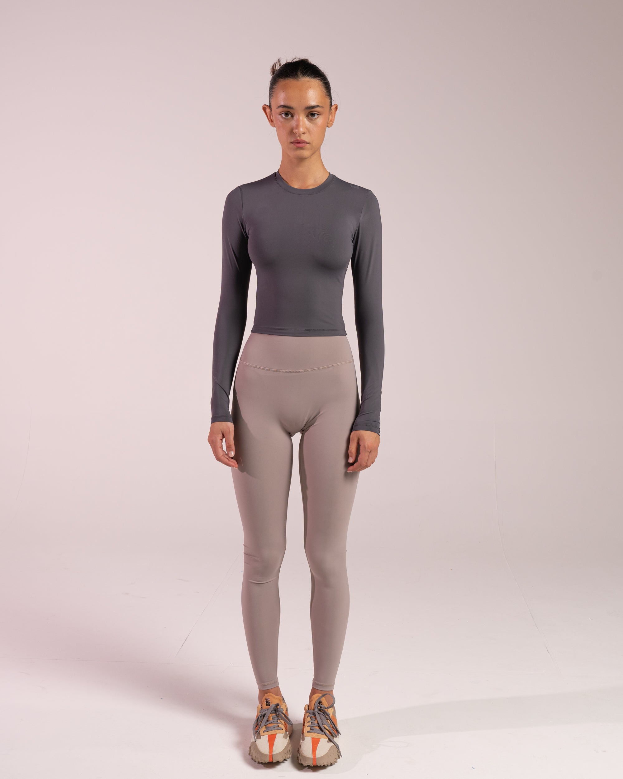 Second Skin Long Sleeve - Charcoal