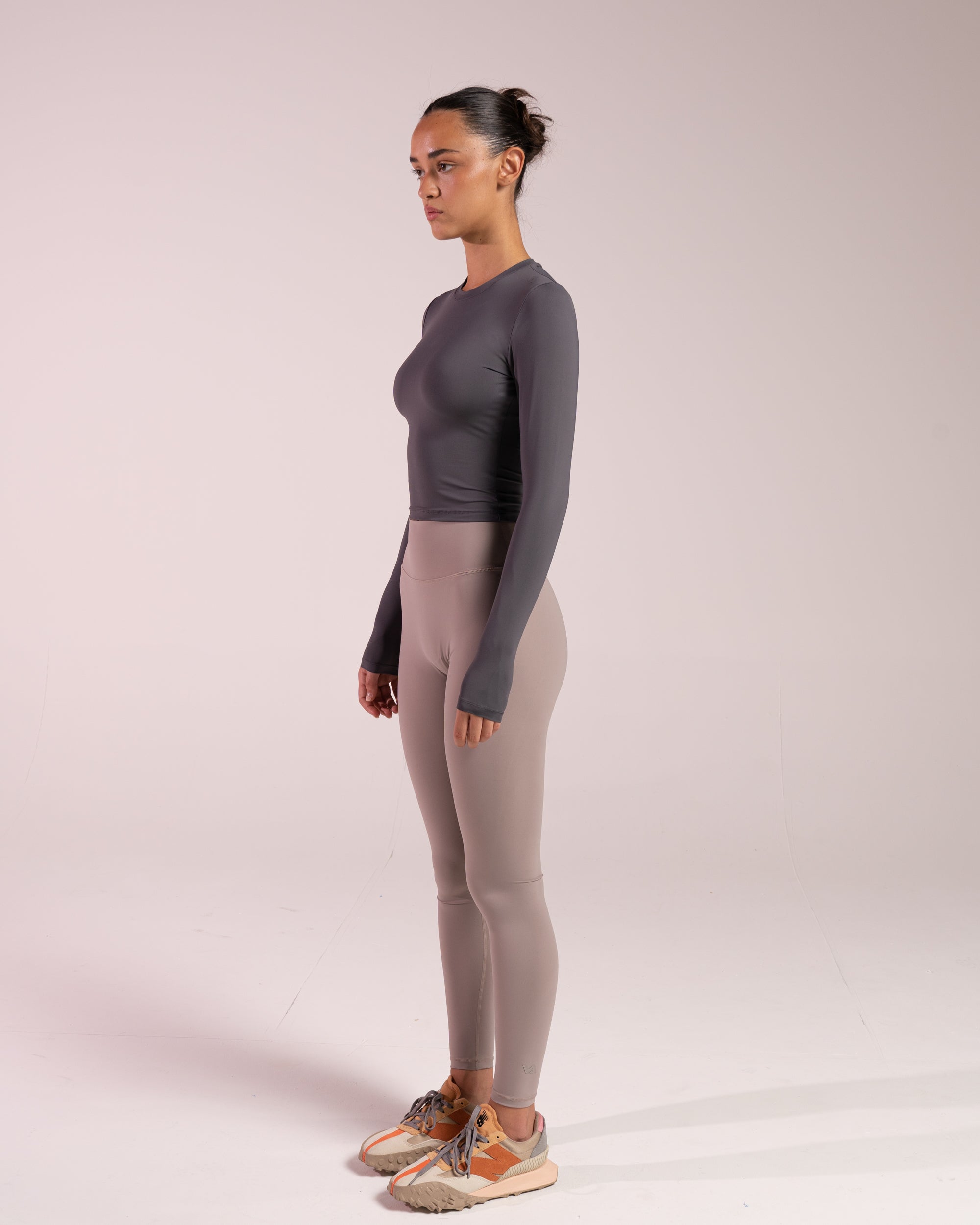 Second Skin Long Sleeve - Charcoal